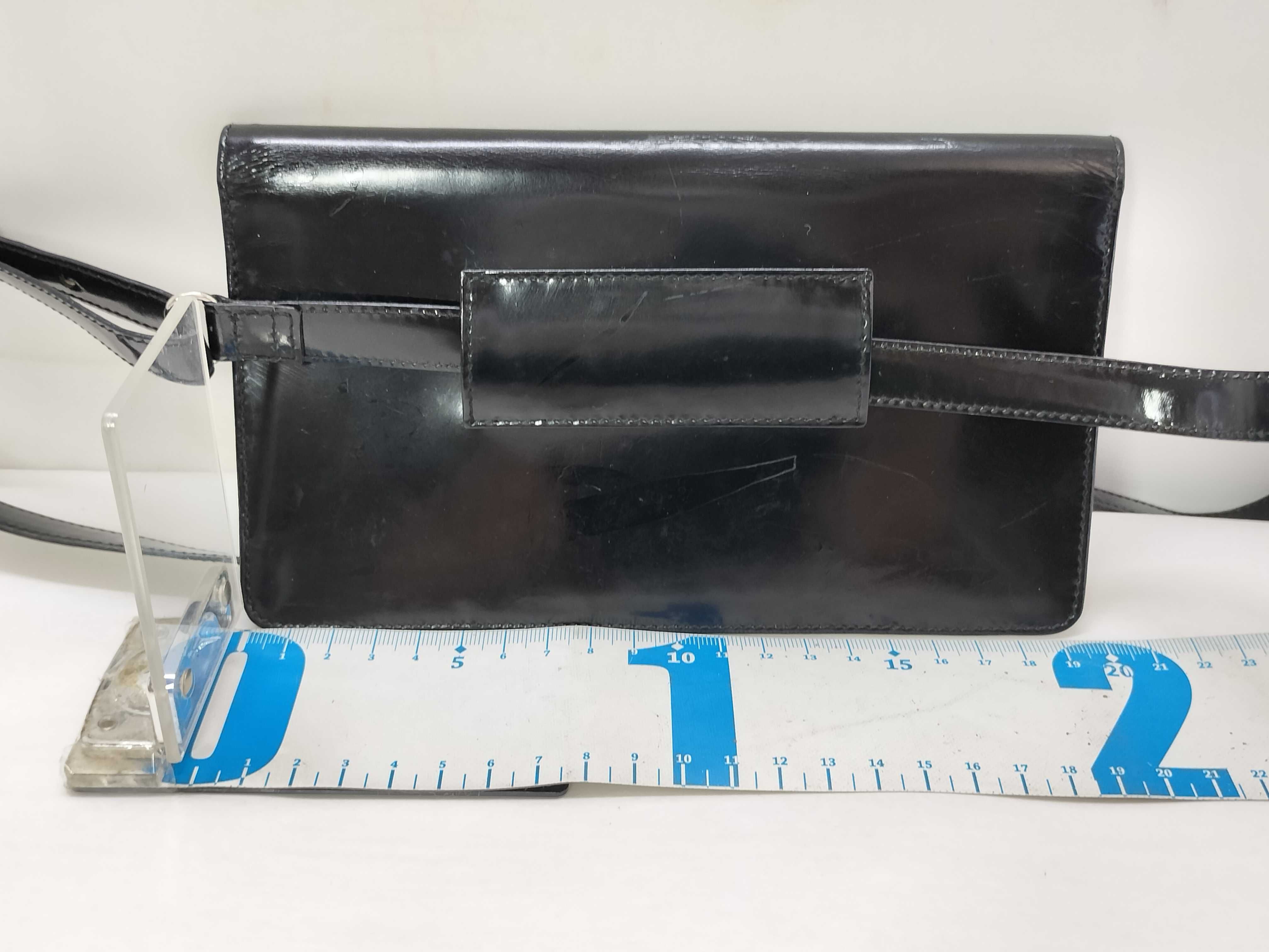 Horsebit Patent Enamel Shoulder Wallet 039.3662.0702.5 Accessory Pouch Shoulder Bag — view 2