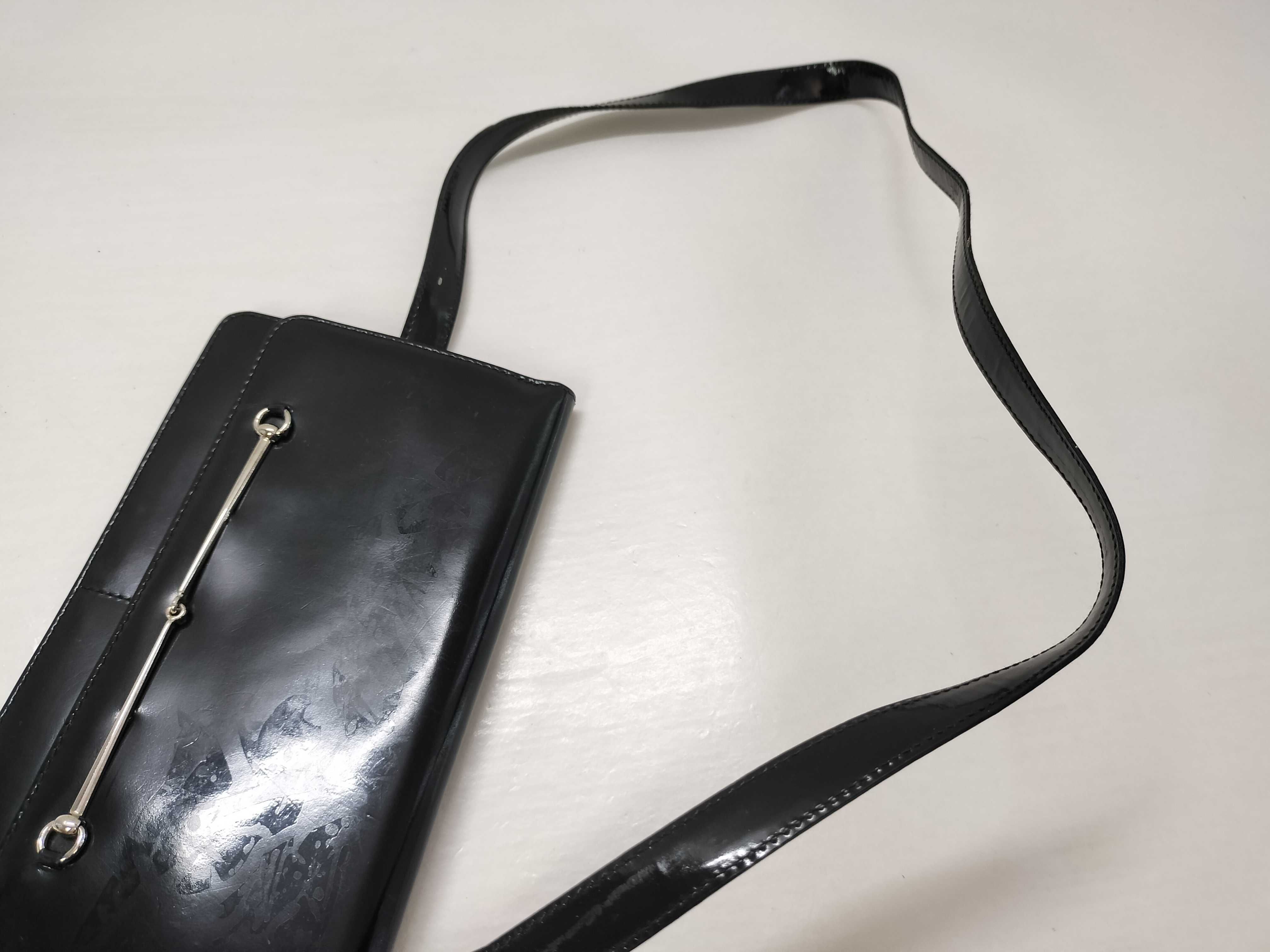 Horsebit Patent Enamel Shoulder Wallet 039.3662.0702.5 Accessory Pouch Shoulder Bag — view 3