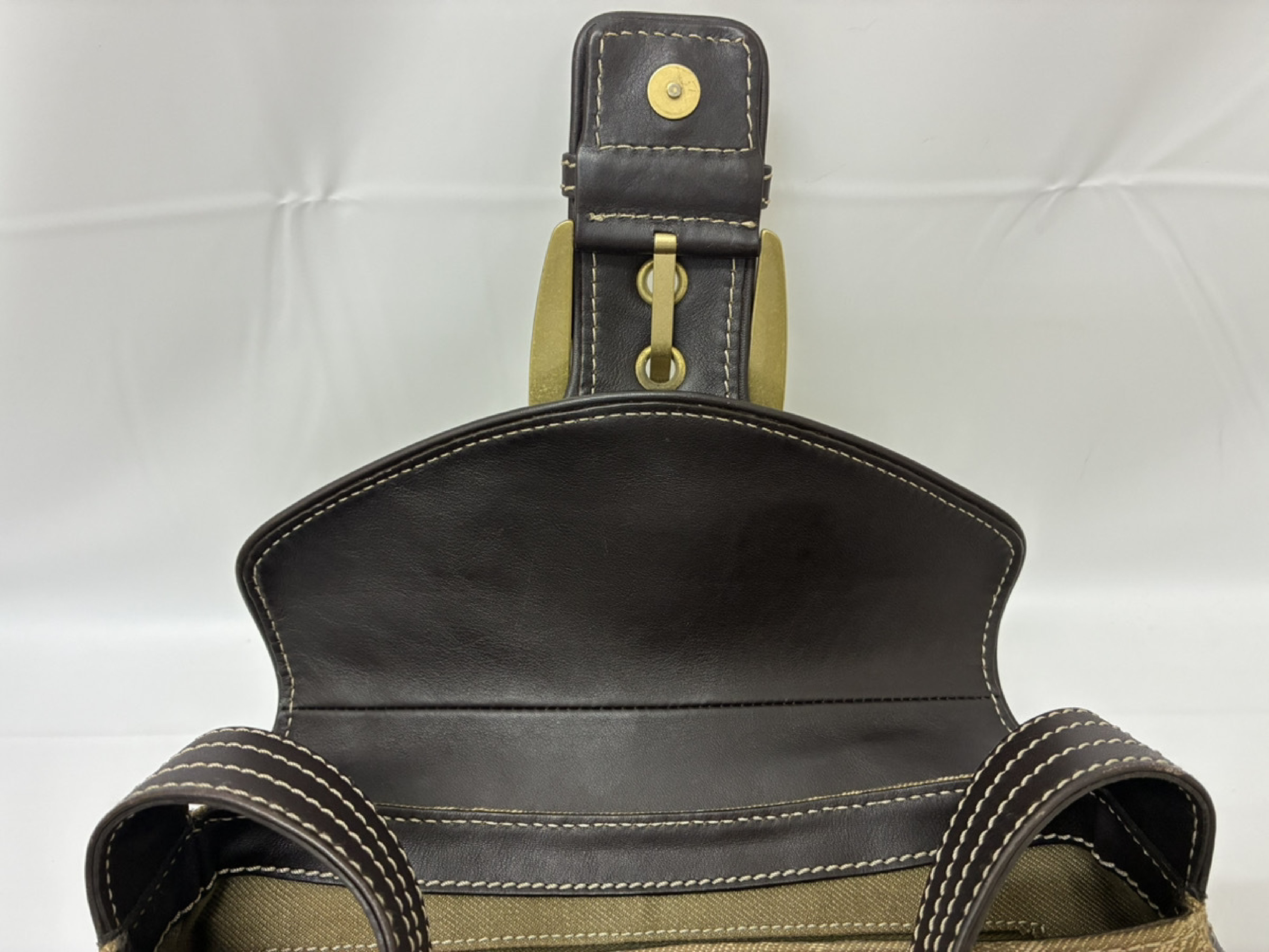 Paris Macadam Canvas Handbag Shoulder Bag — view 8