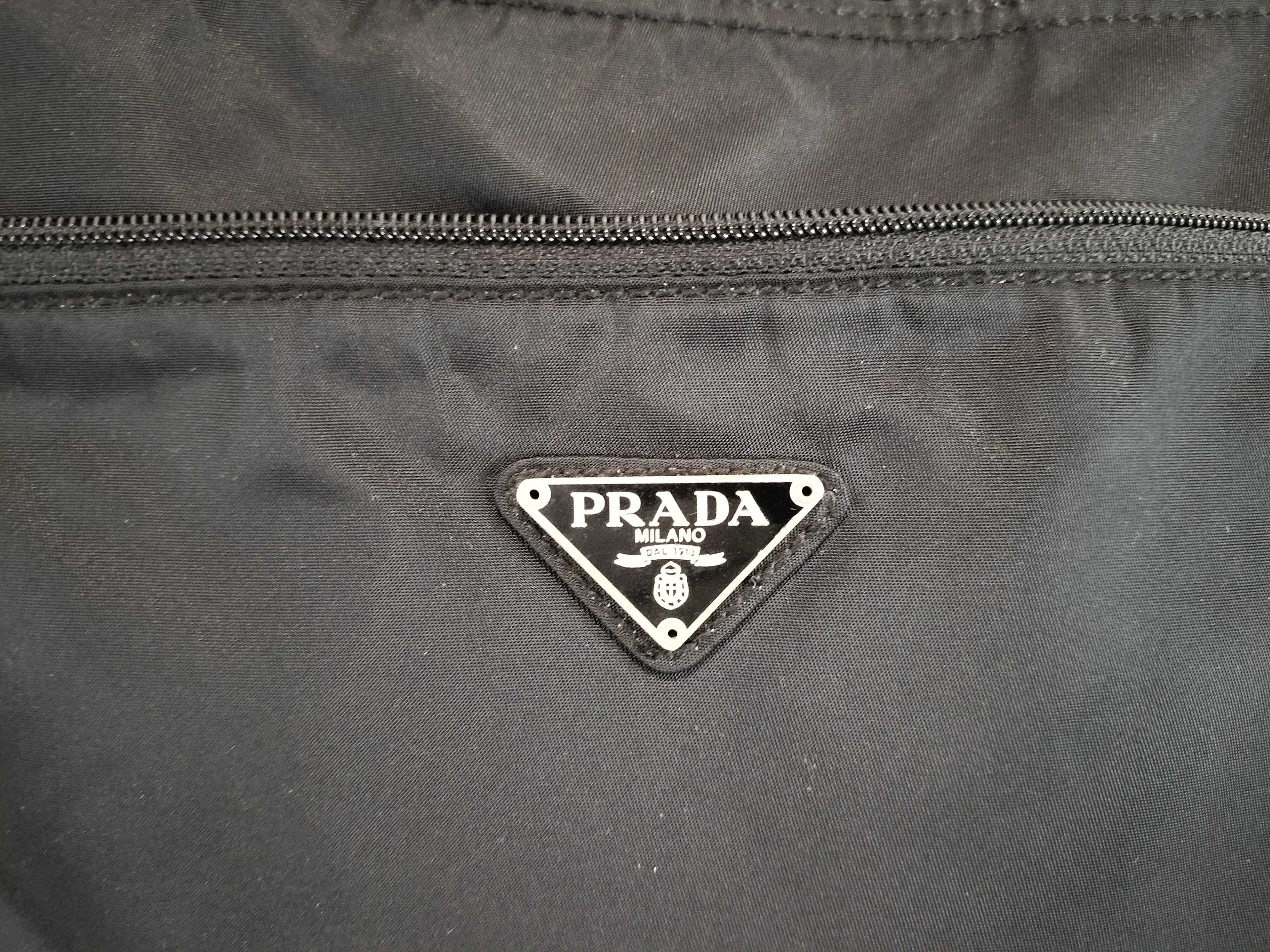Triangle Logo Nylon Tote Bag Handbag — view 2