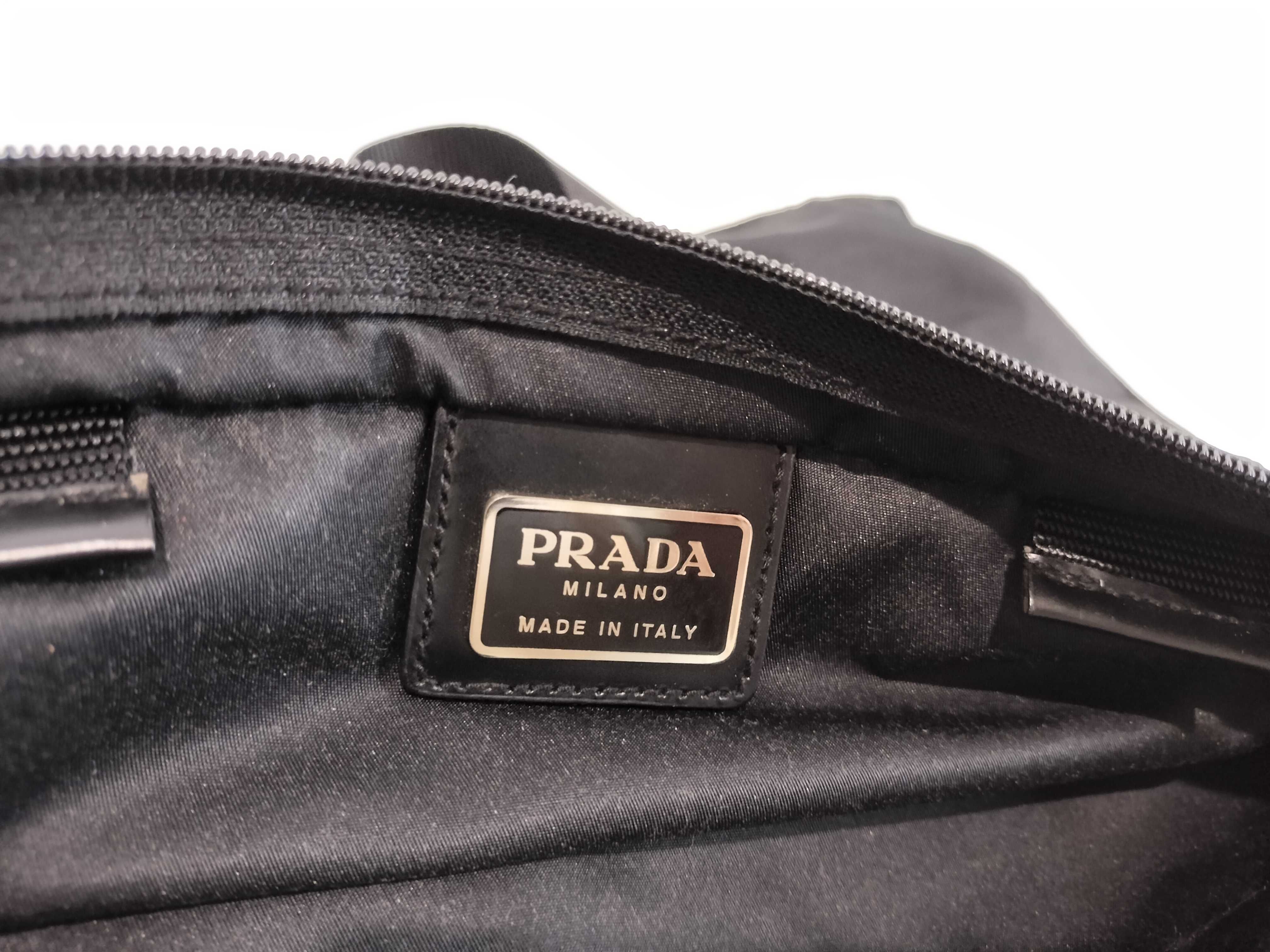 Triangle Logo Nylon Tote Bag Handbag — view 11