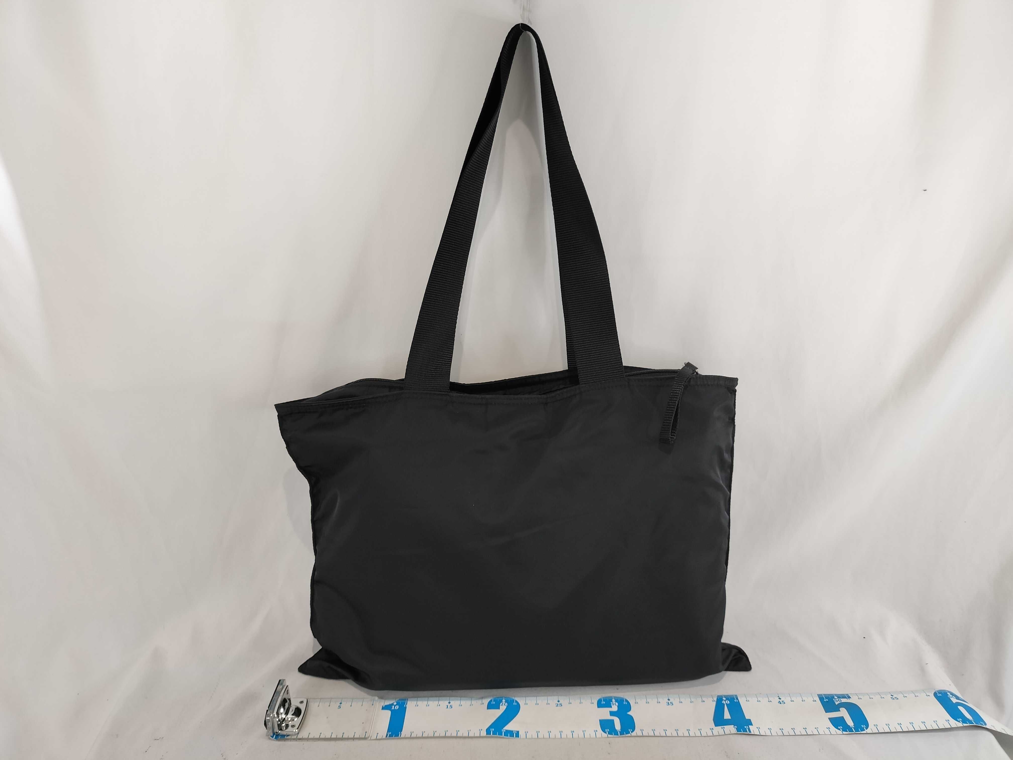 Triangle Logo Nylon Tote Bag Handbag — view 3
