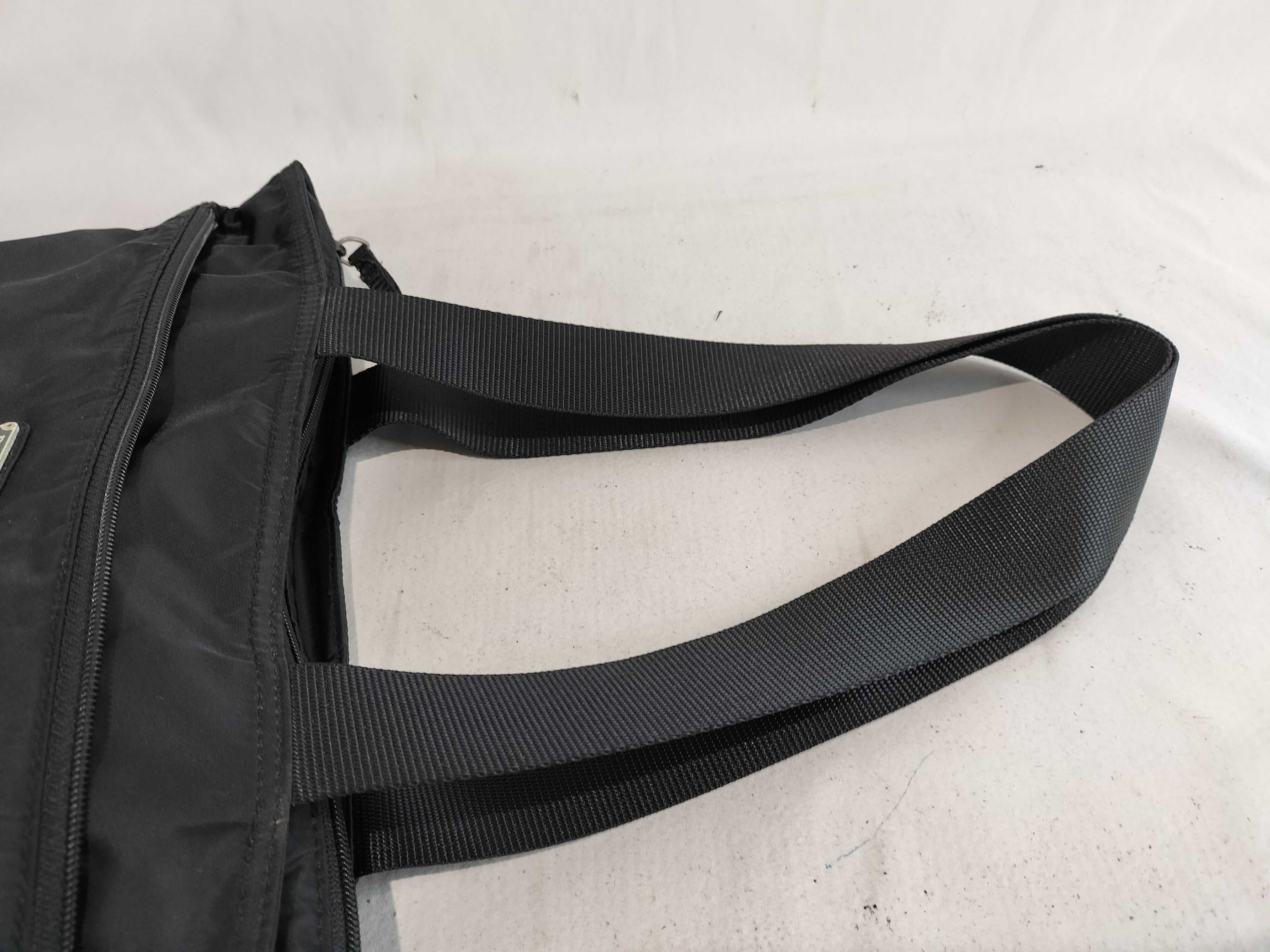 Triangle Logo Nylon Tote Bag Handbag — view 4