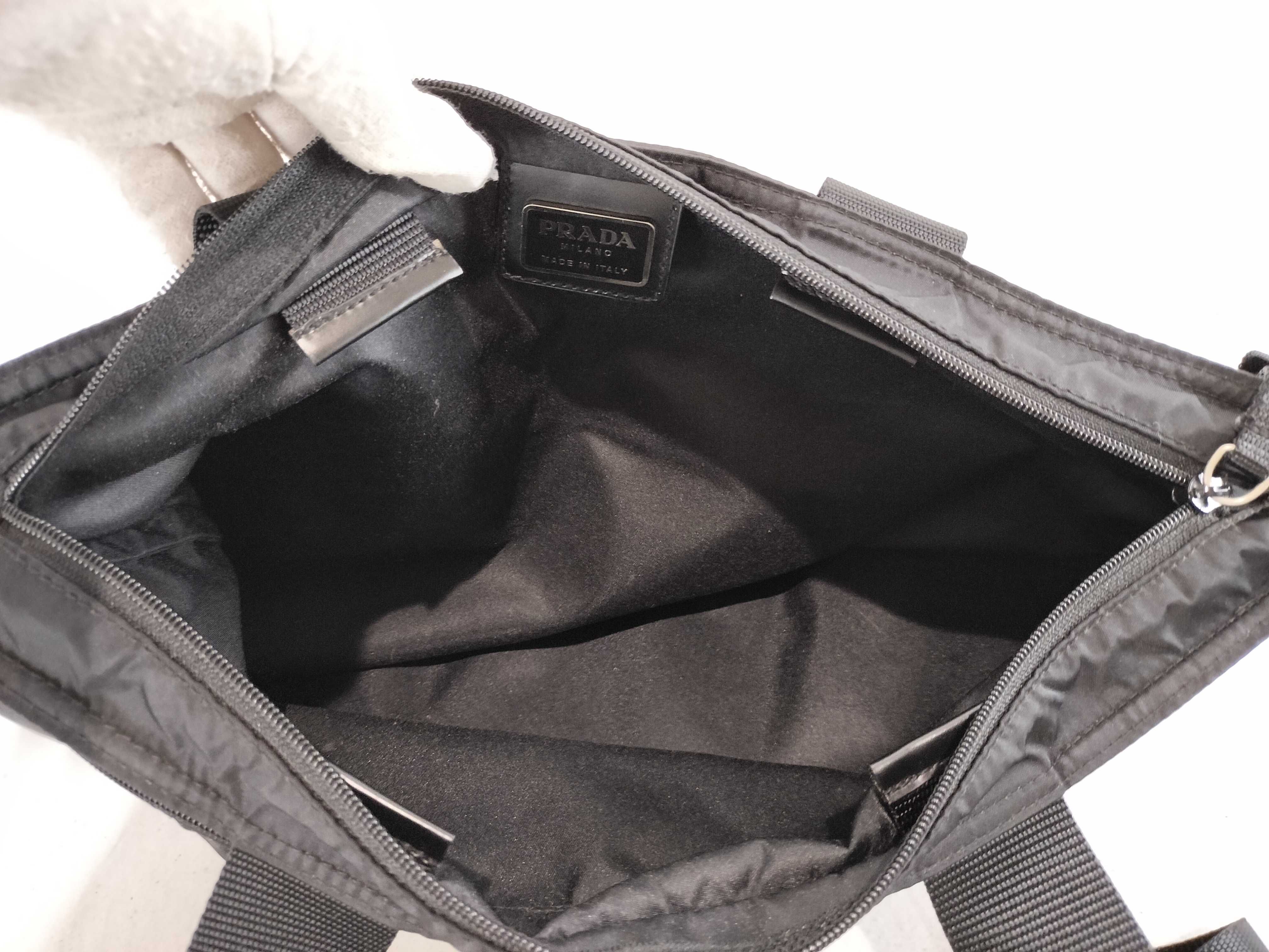 Triangle Logo Nylon Tote Bag Handbag — view 10