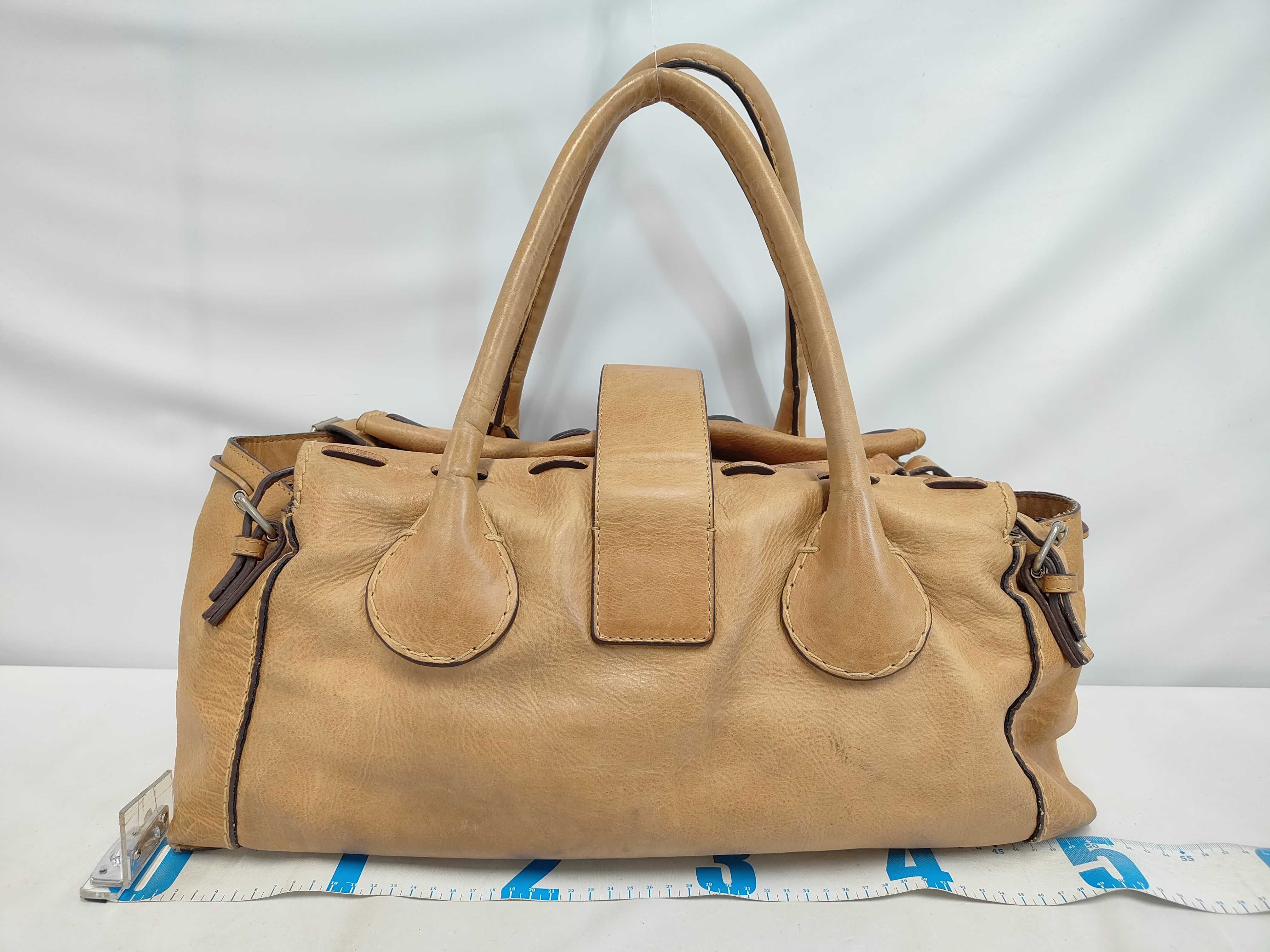 Edith Leather Top Handle Handbag — view 2