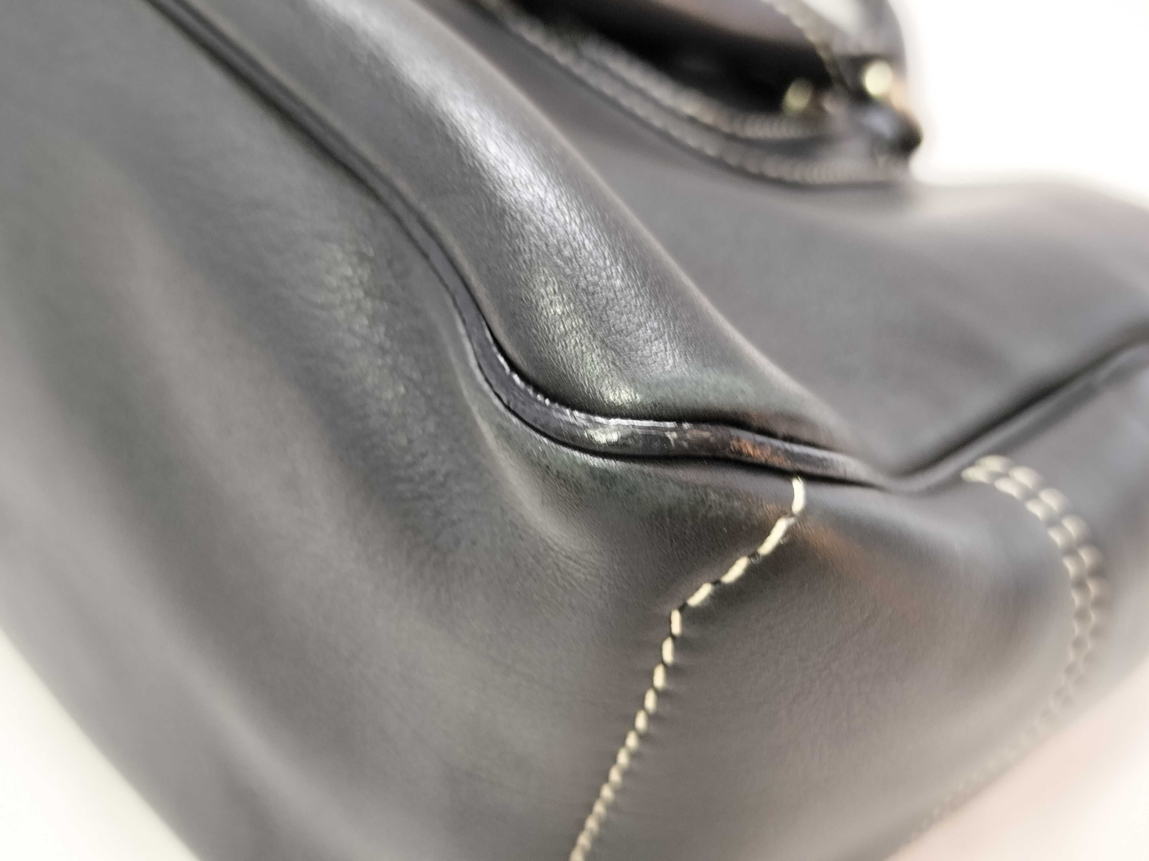 handbag, black, with dust bag. — view 6