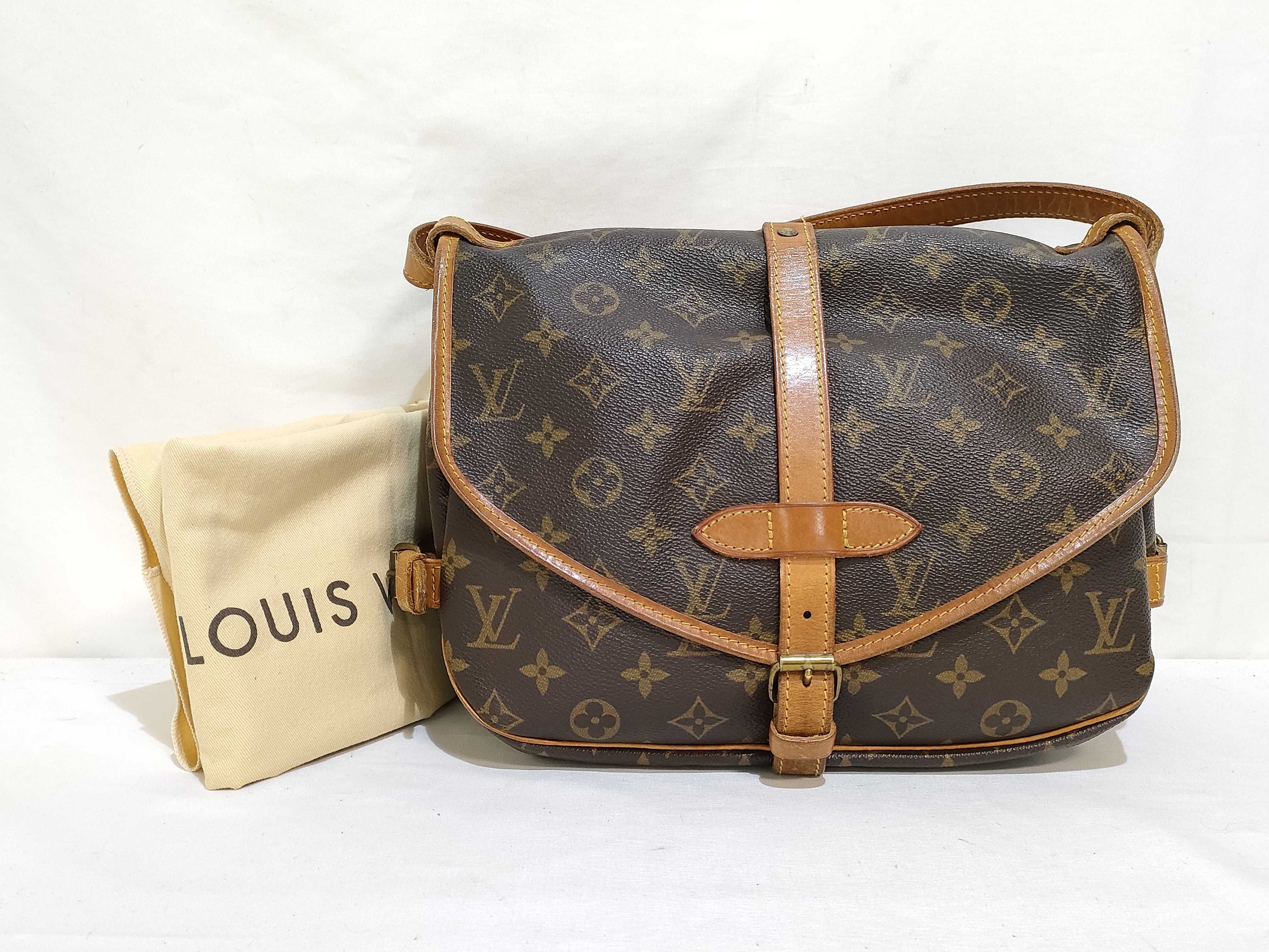 Monogram LV Saumur Shoulder Bag