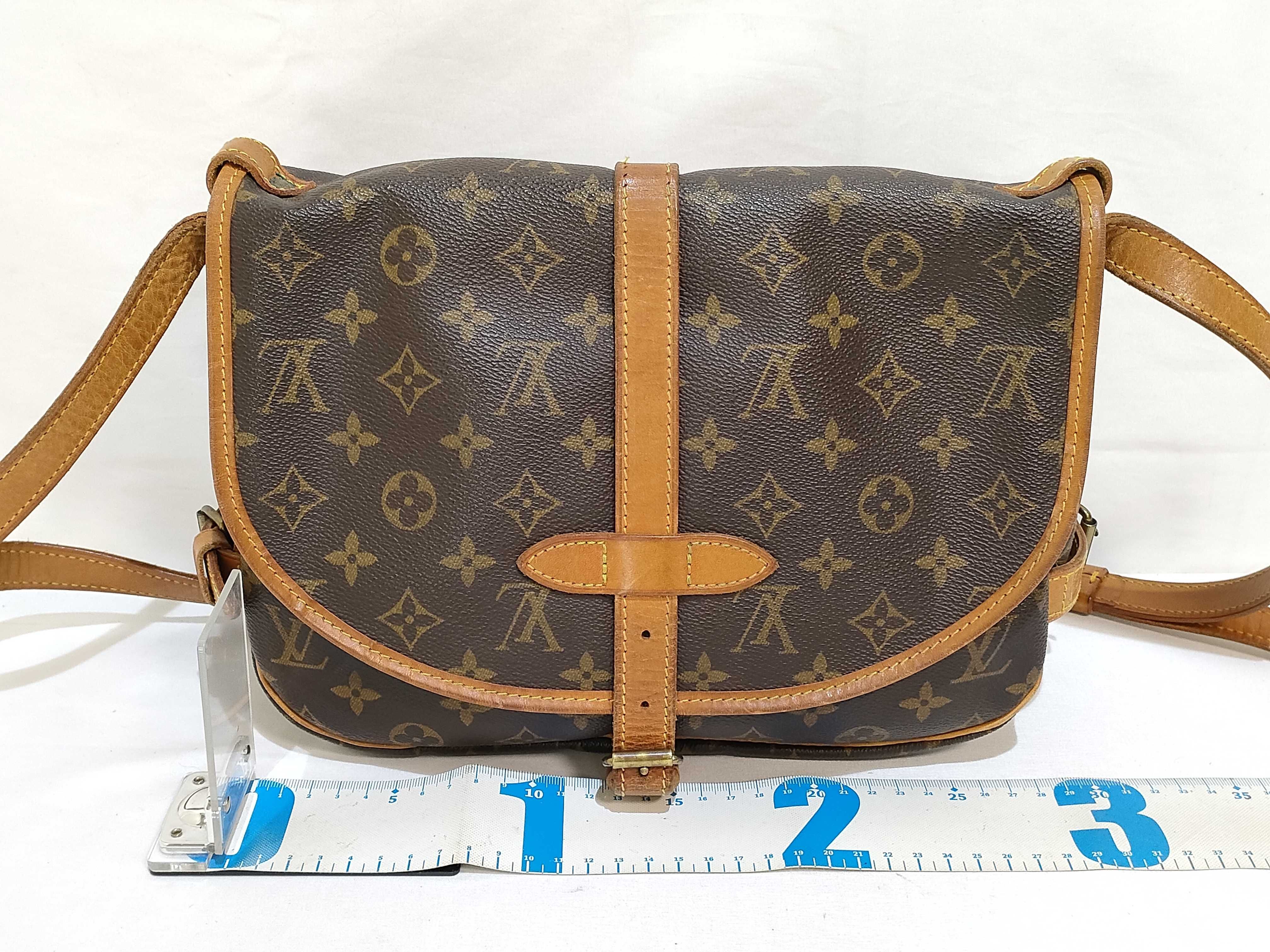 Monogram LV Saumur Shoulder Bag — view 2