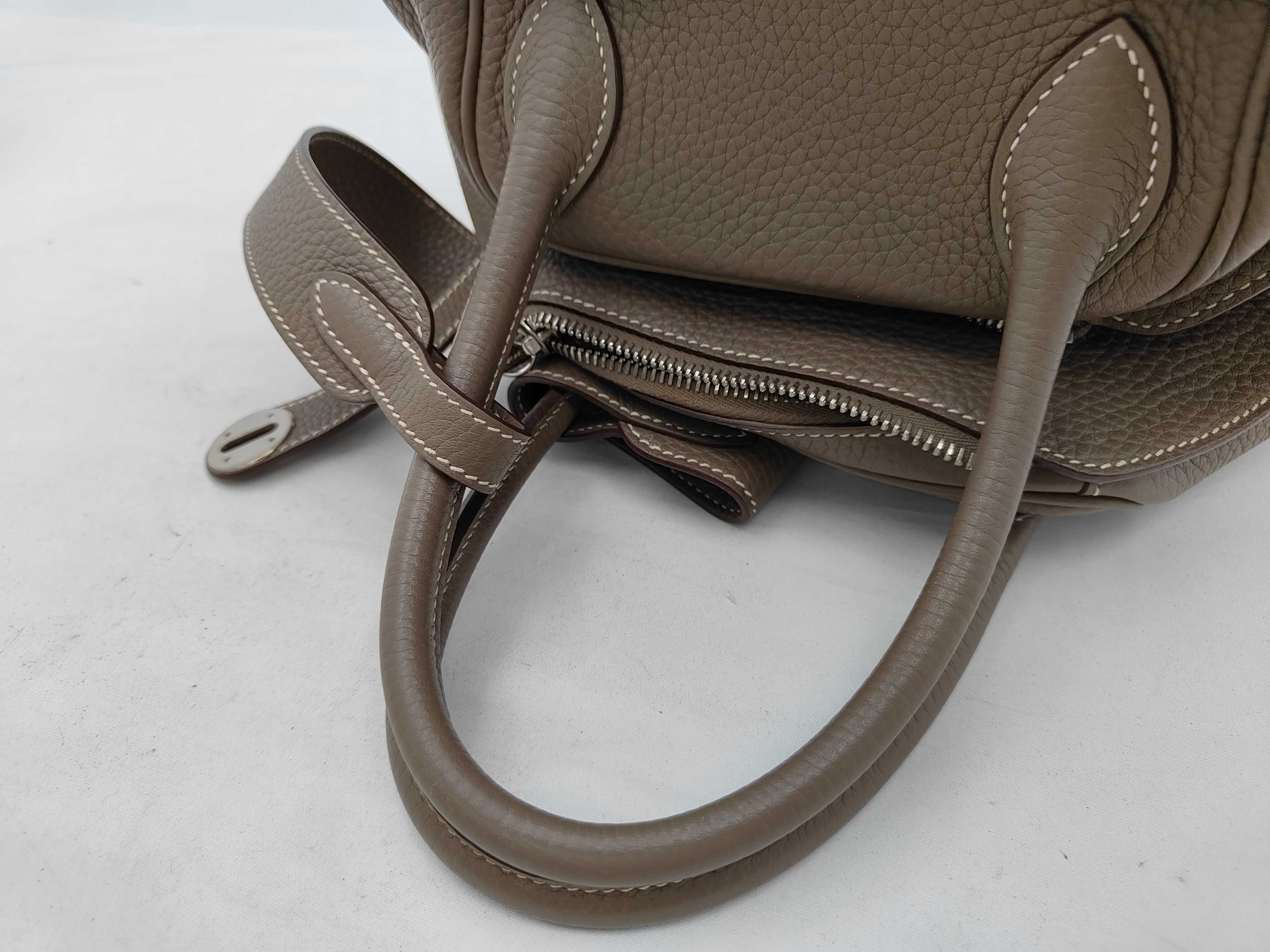 Lindy 30 Taurillon Etoupe X-stamp handbag — view 5