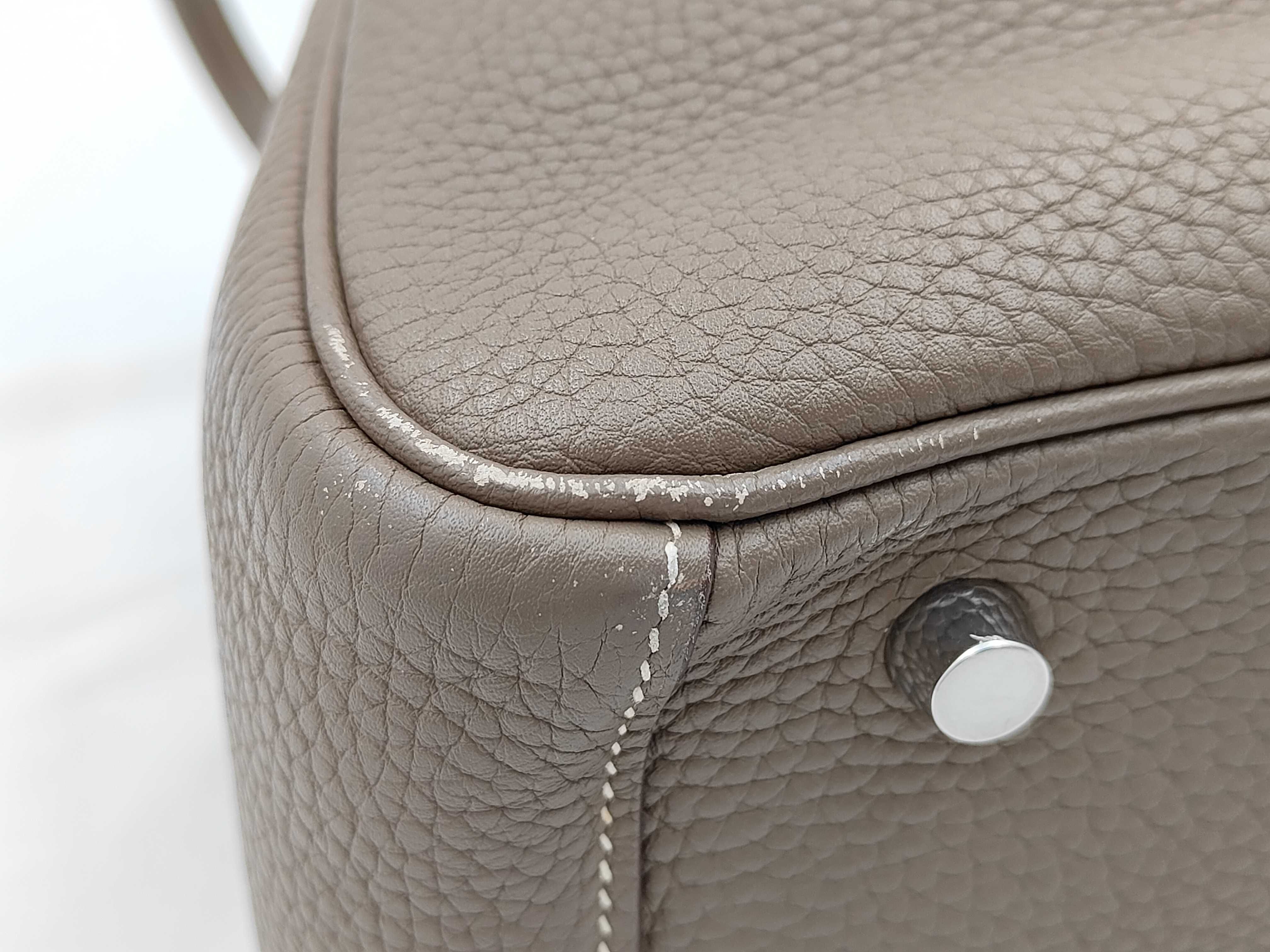 Lindy 30 Taurillon Etoupe X-stamp handbag — view 8