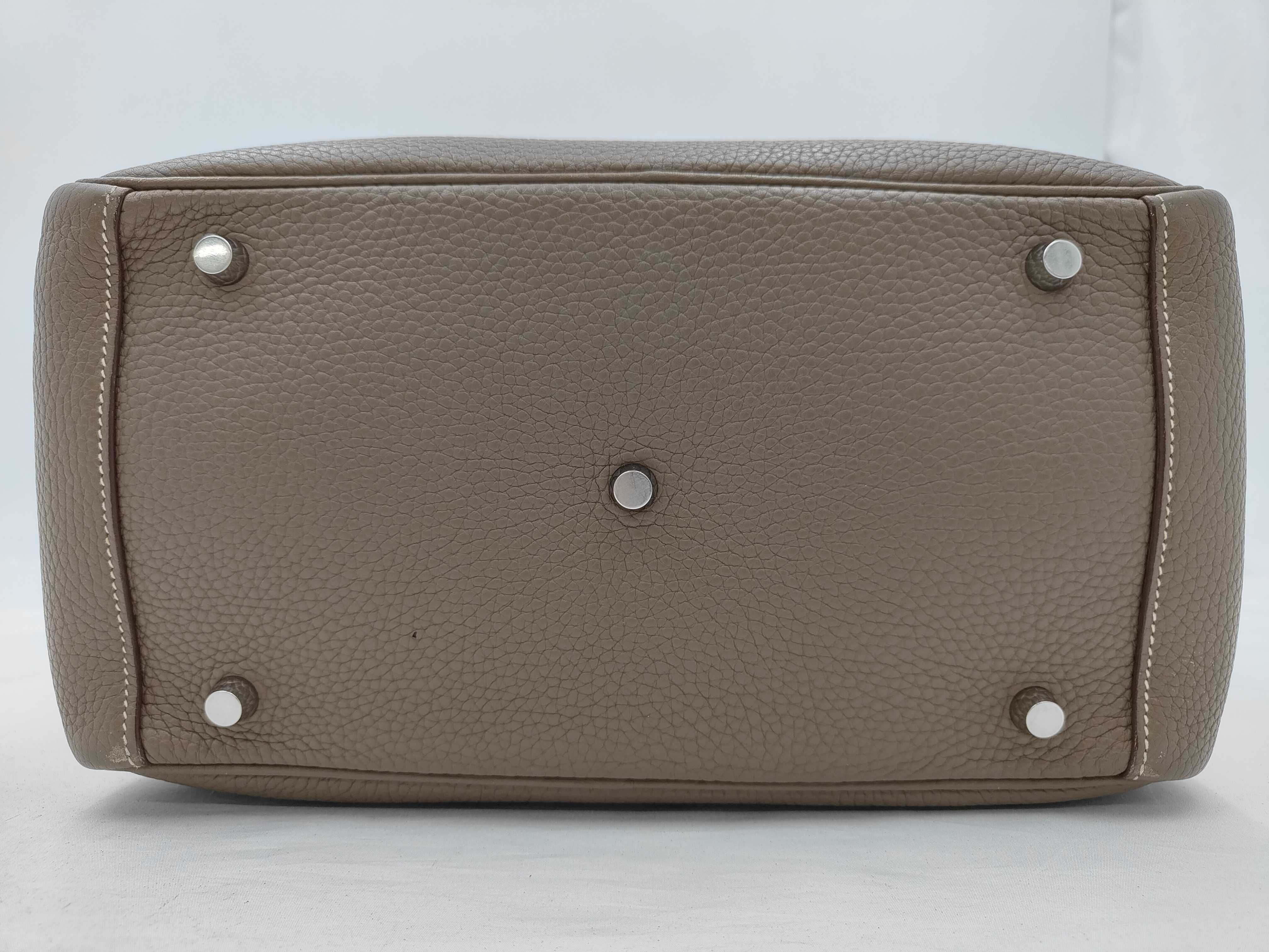 Lindy 30 Taurillon Etoupe X-stamp handbag — view 9