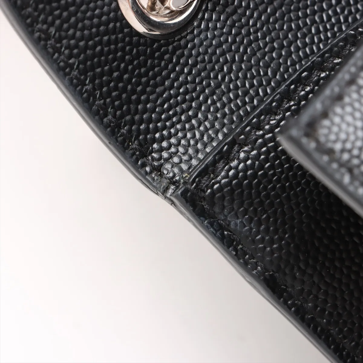 Classic Kate Leather Chain Shoulder Bag, Black, 474366 — view 8