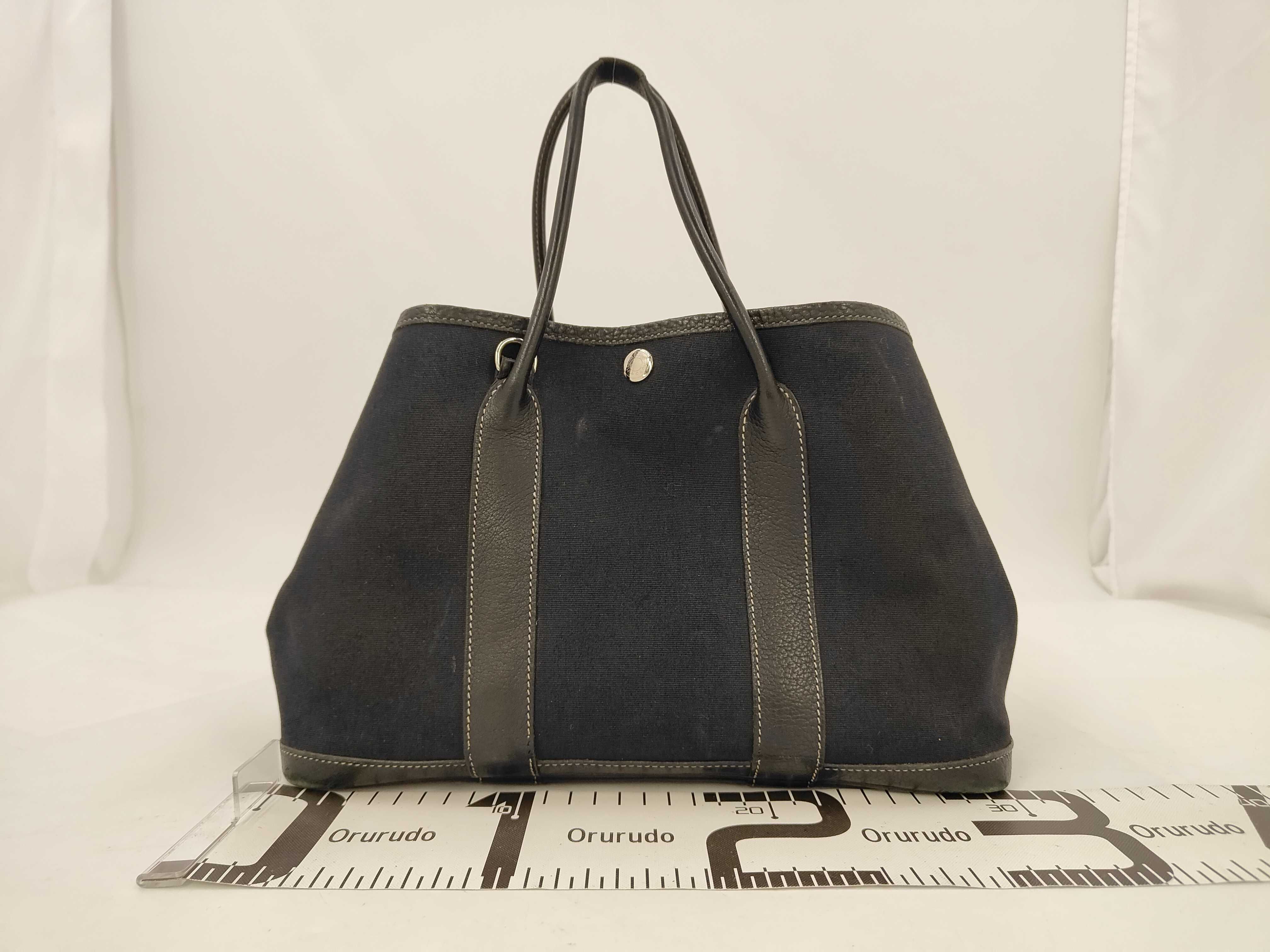Garden Party Black Tote Bag ( I stamp) — view 2