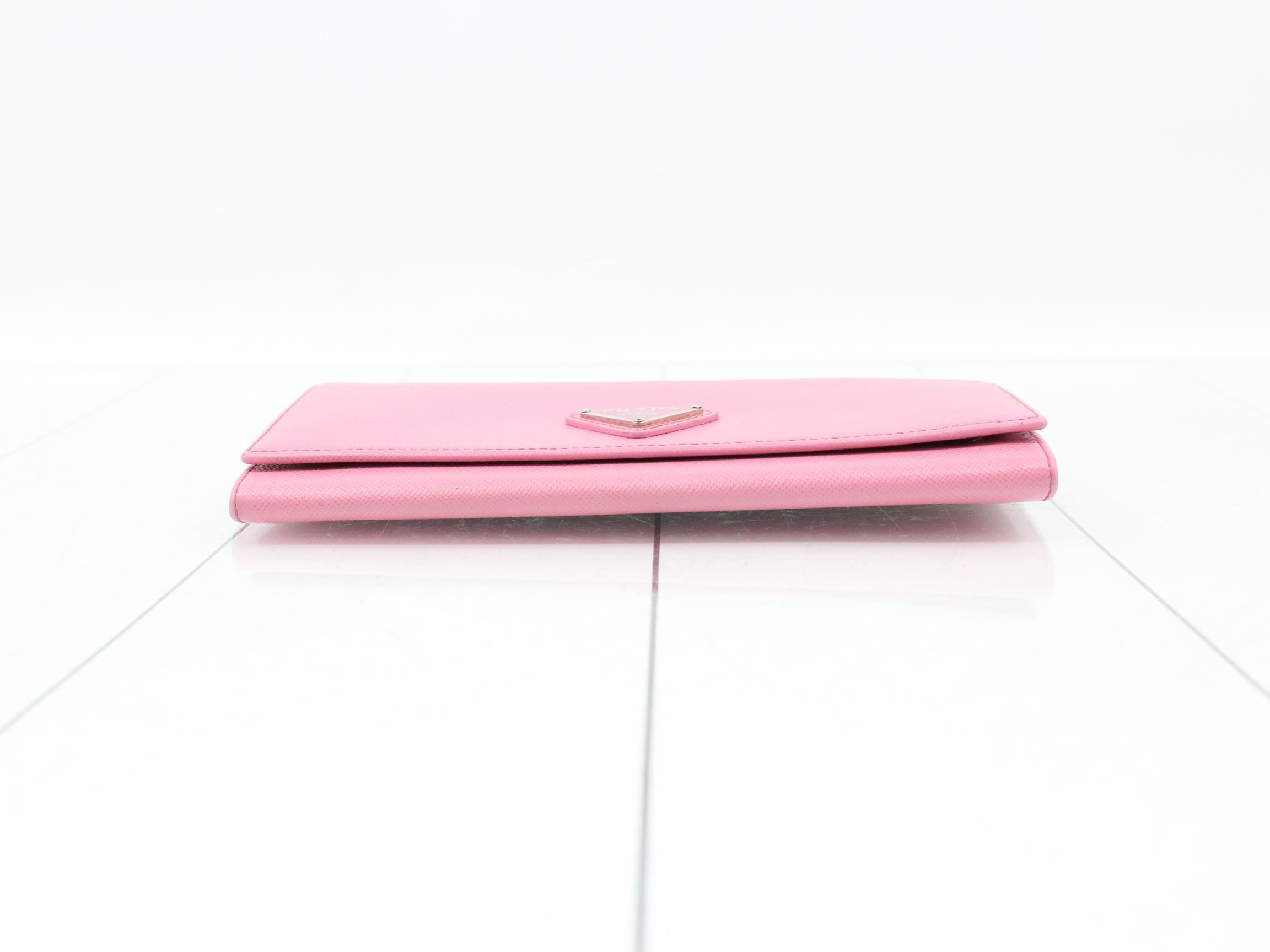 Saffiano long wallet — view 3