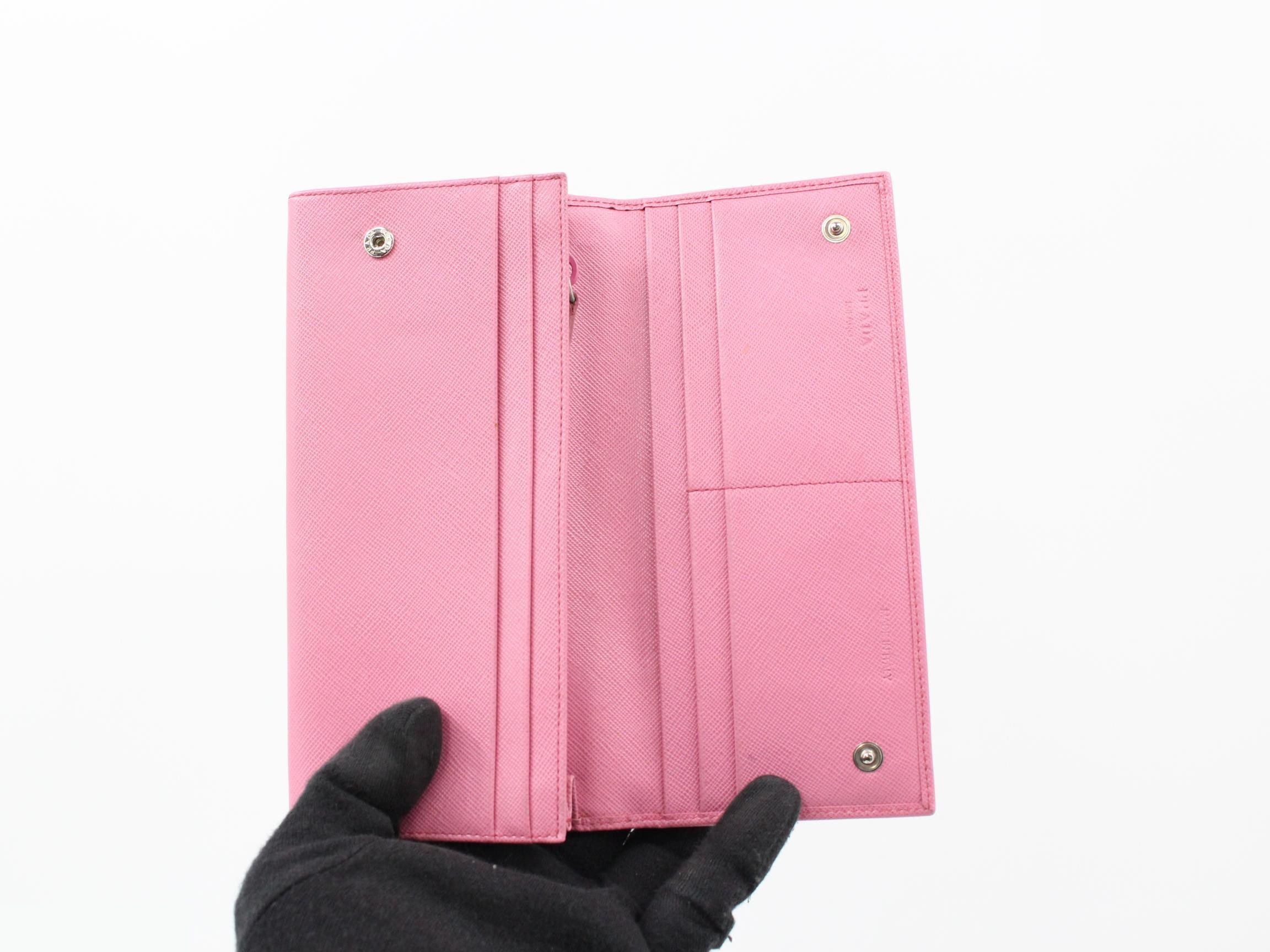 Saffiano long wallet — view 4