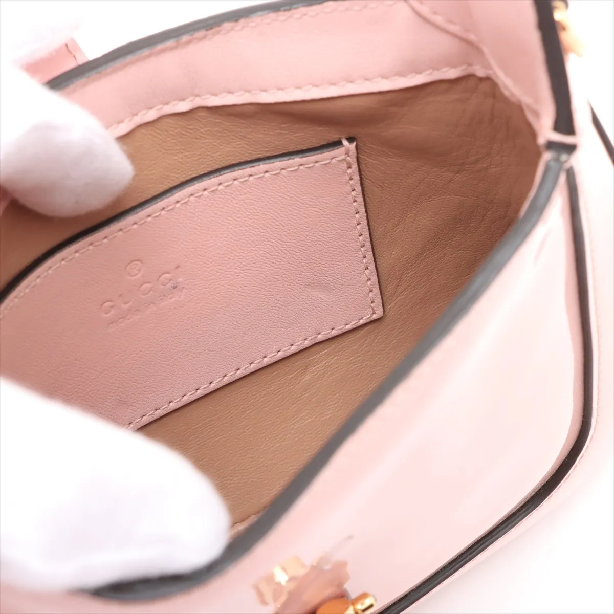 Jackie 1961 Patent Leather 2-Way Shoulder Bag, Pink, 699651 — view 12