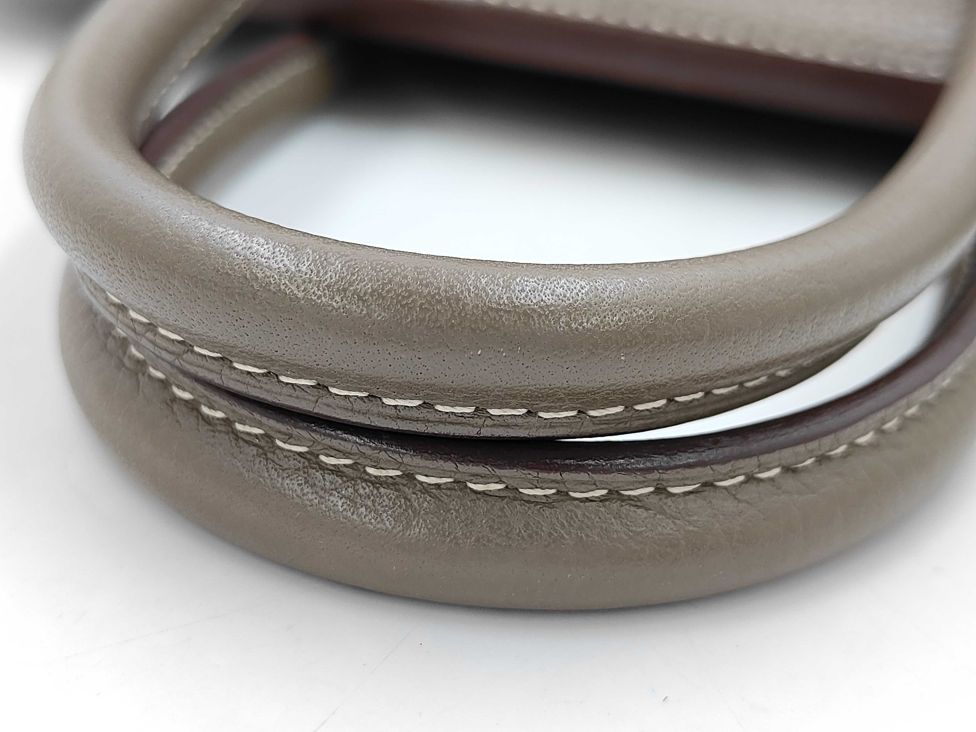 Birkin 30, gray, silver hardware, M stamp, handbag — view 4