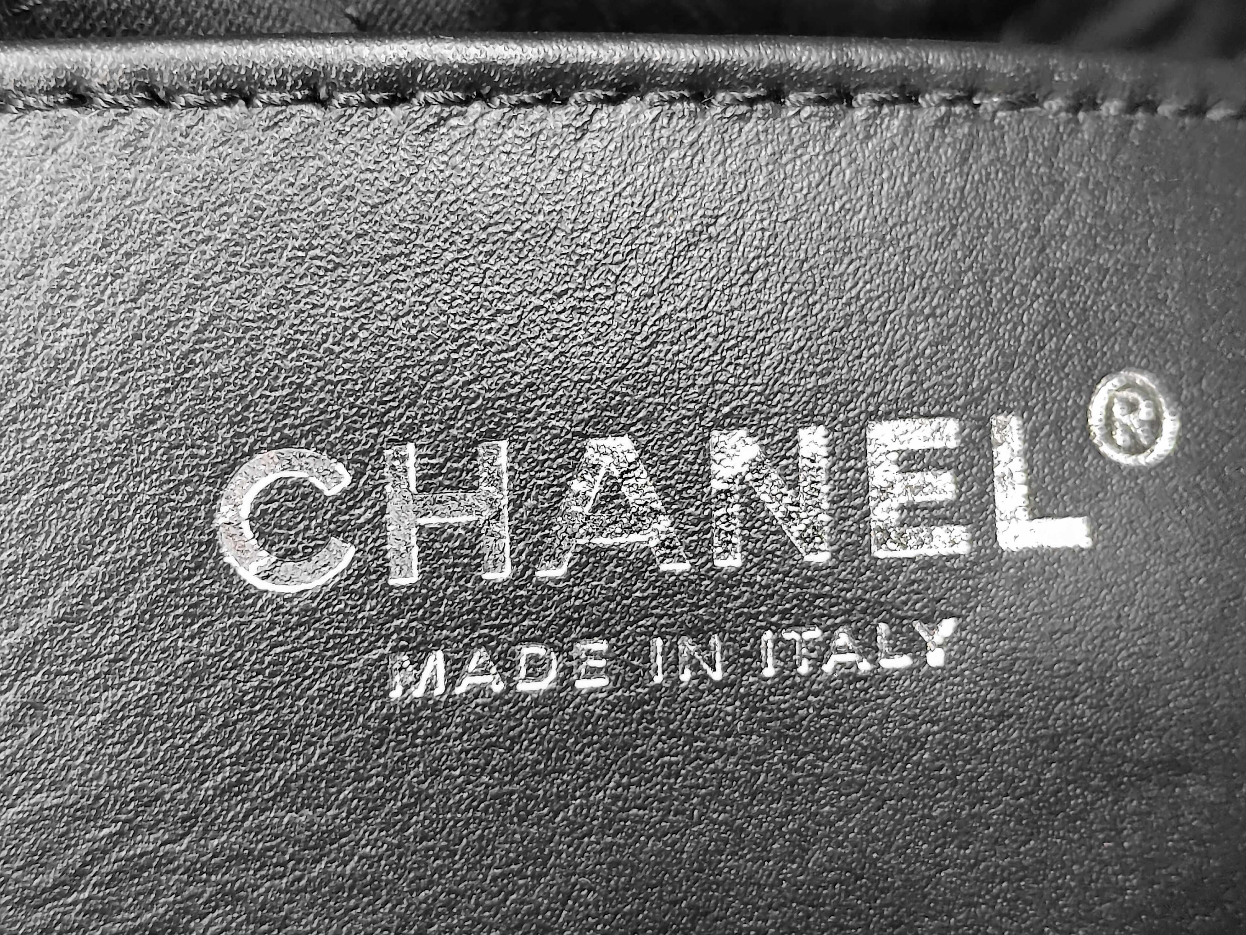 Calfskin Chanel 22 Mini So Black Shoulder Bag with Black Hardware — view 12