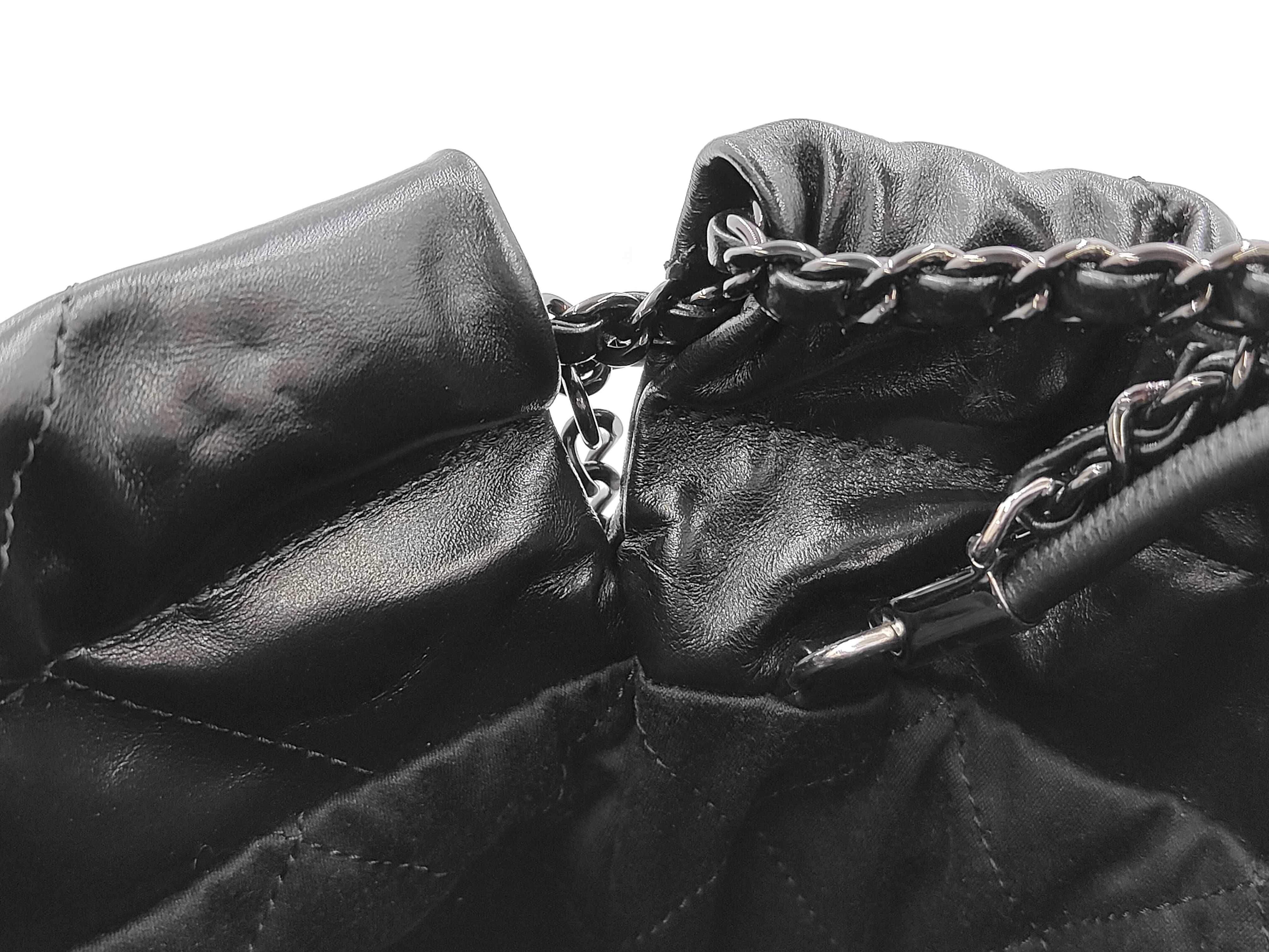 Calfskin Chanel 22 Mini So Black Shoulder Bag with Black Hardware — view 10