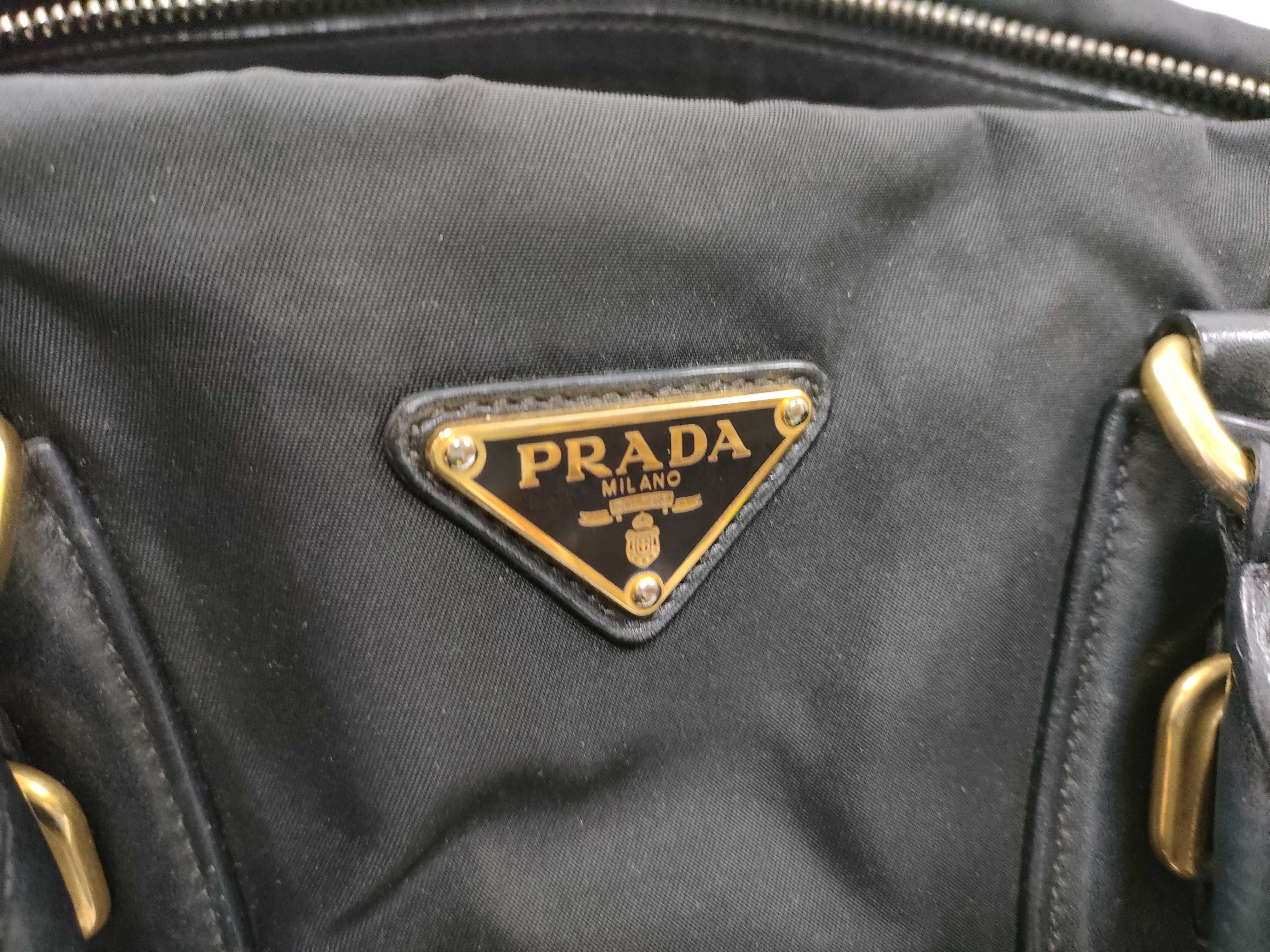 handbag, triangular logo, black handbag — view 11