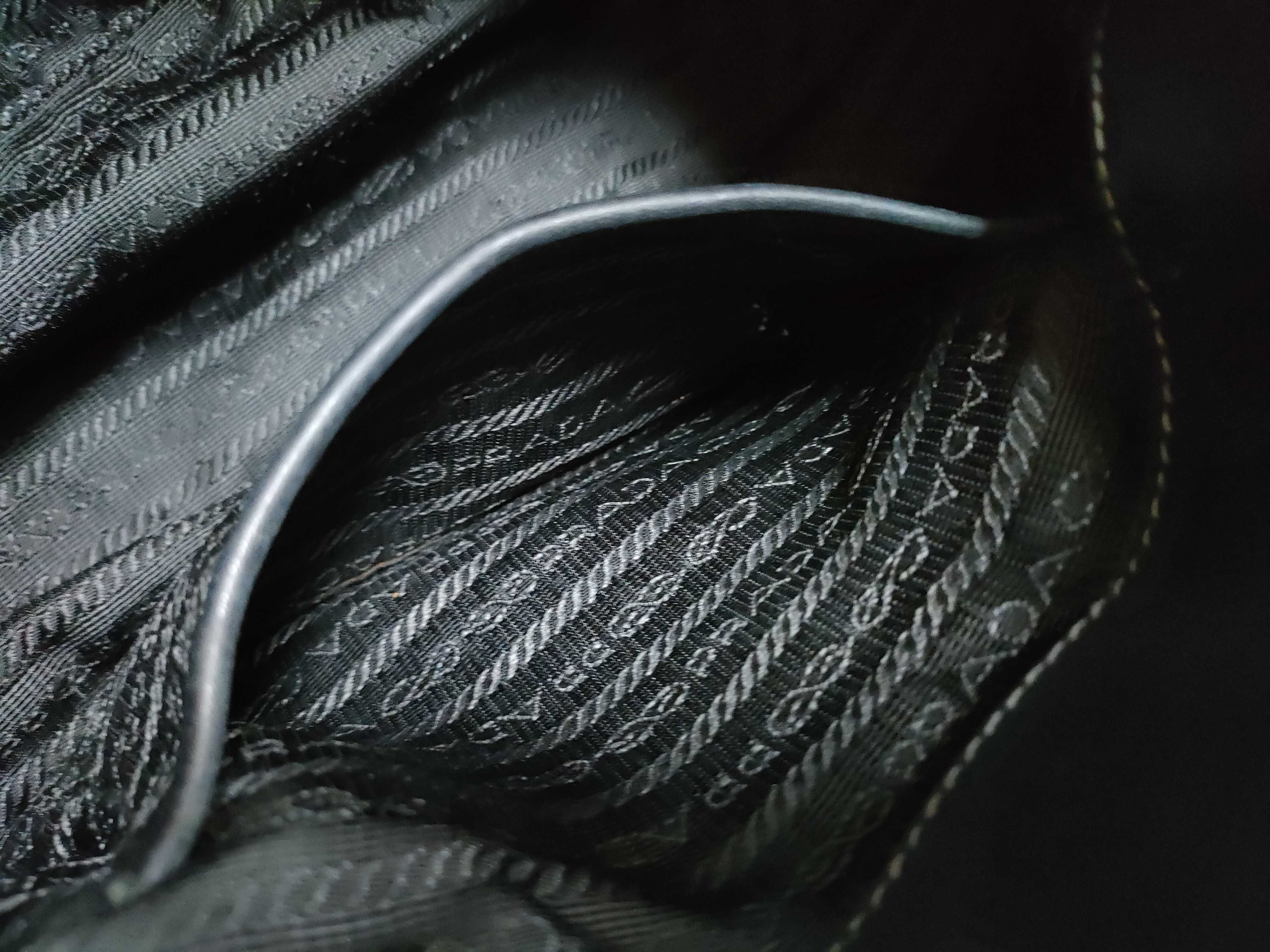 handbag, triangular logo, black handbag — view 14