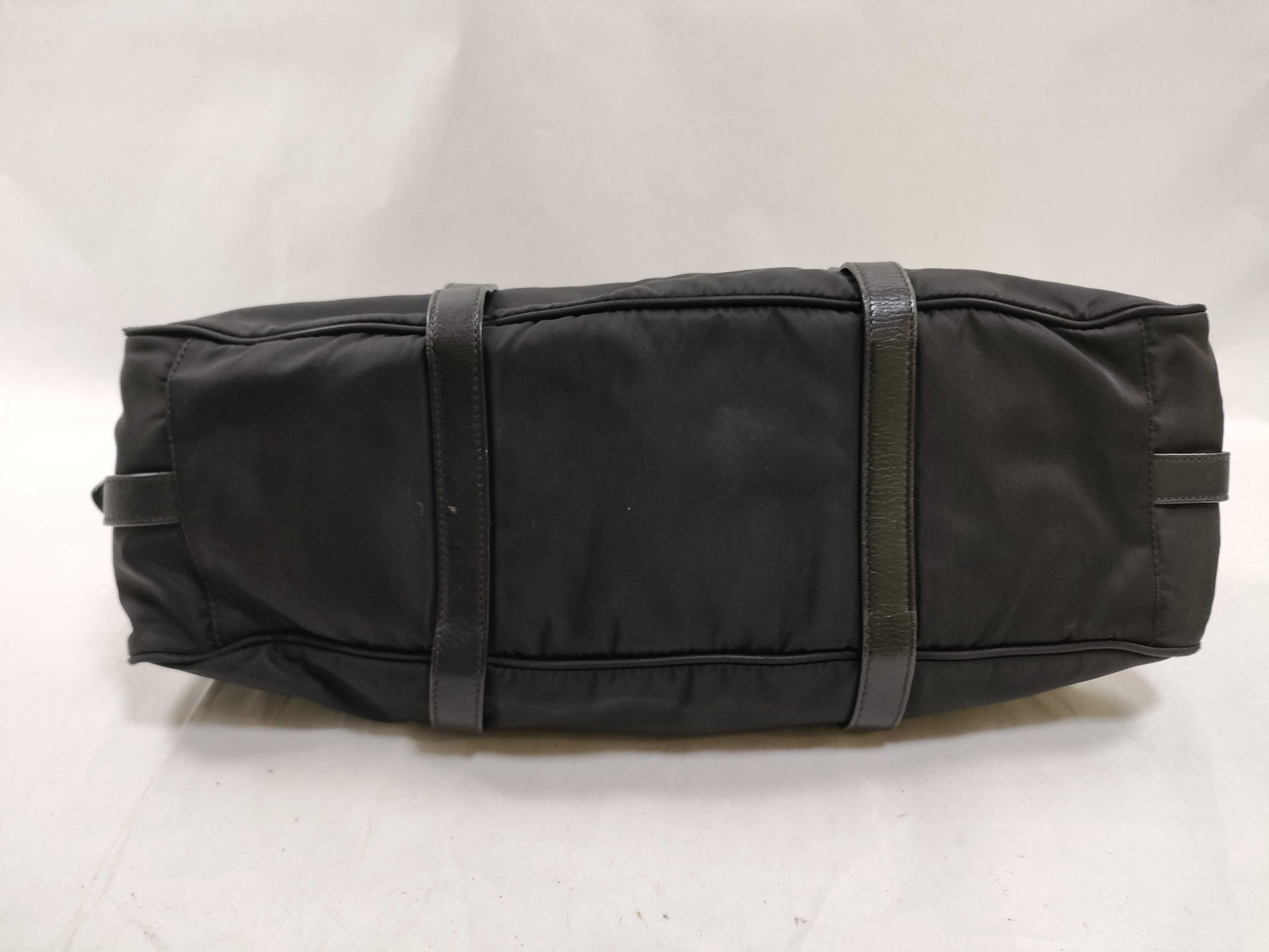 handbag, triangular logo, black handbag — view 7