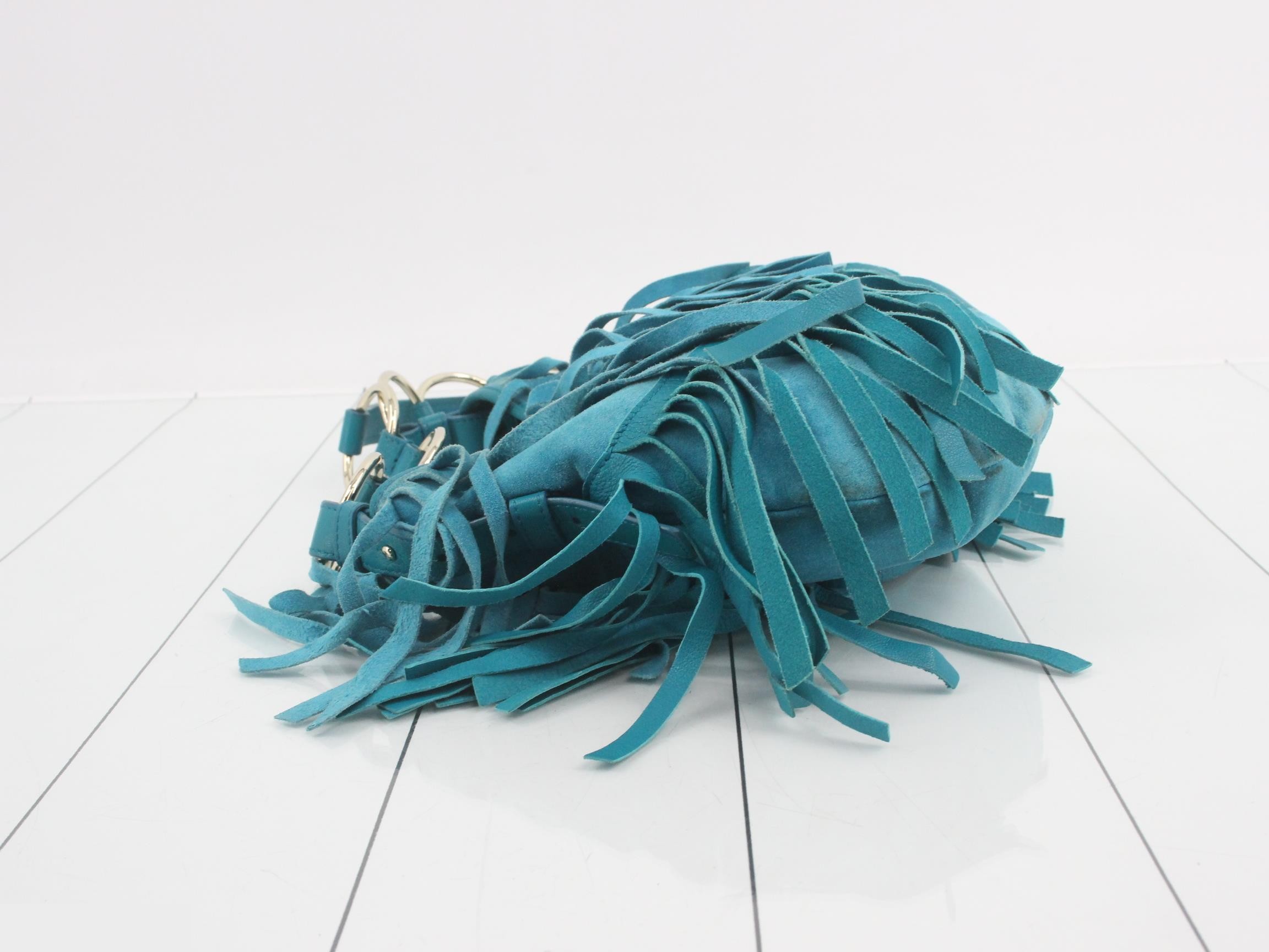 Tom Ford era suede fringe shoulder bag — view 4