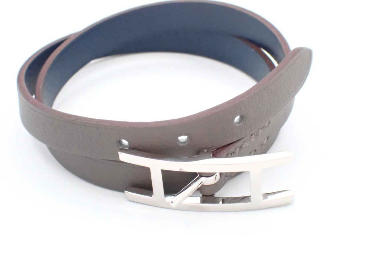 Leather bracelet, "Beeapi," wrist circumference approximately 16.5 cm — view 3