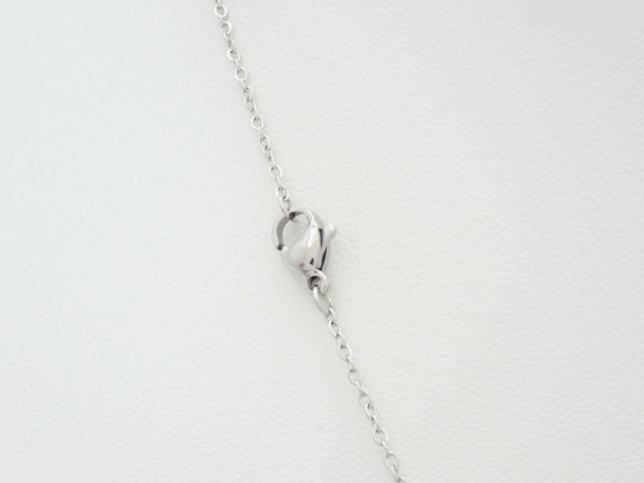 Cube necklace, non-original chain / approx. 44cm — view 2