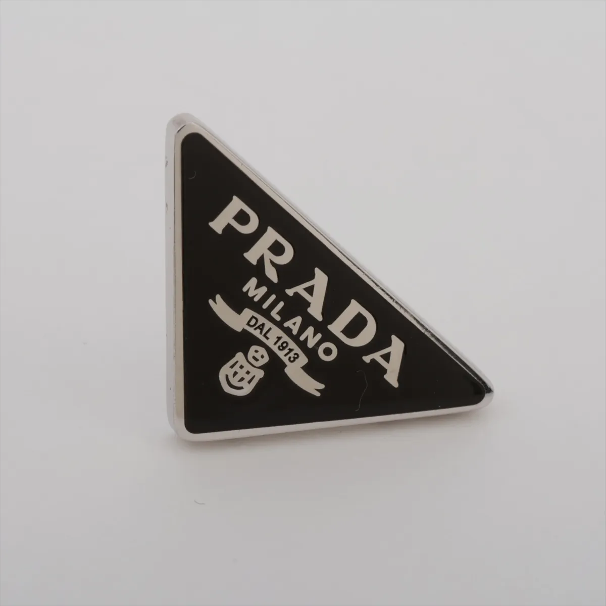 Triangle Logo Earrings (Pair) 925 Sterling Silver 4.8g — view 5