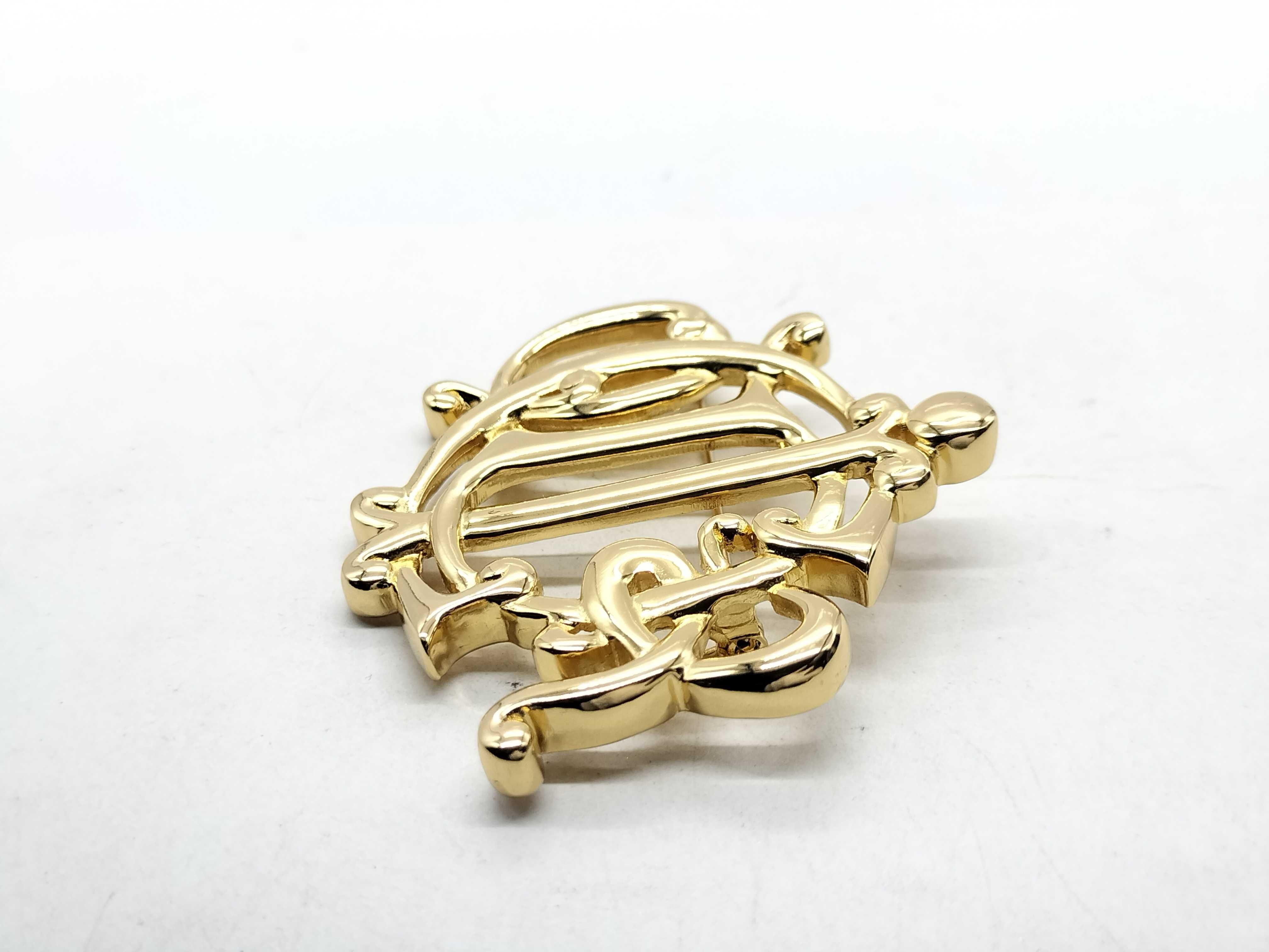 CD logo brooch — view 3