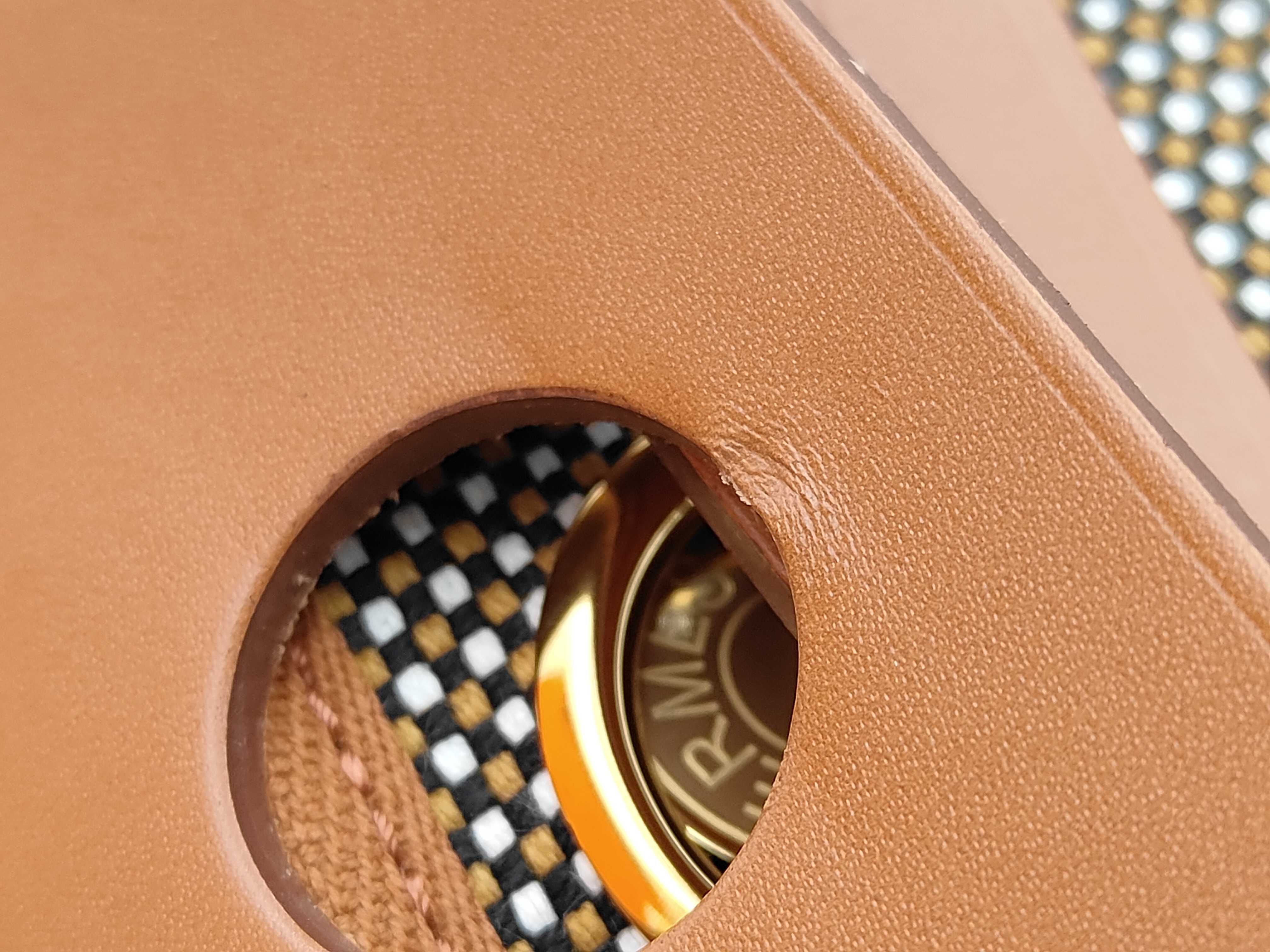 Herbag Zip PM Gold GP U Stamp Shoulder Bag — view 12