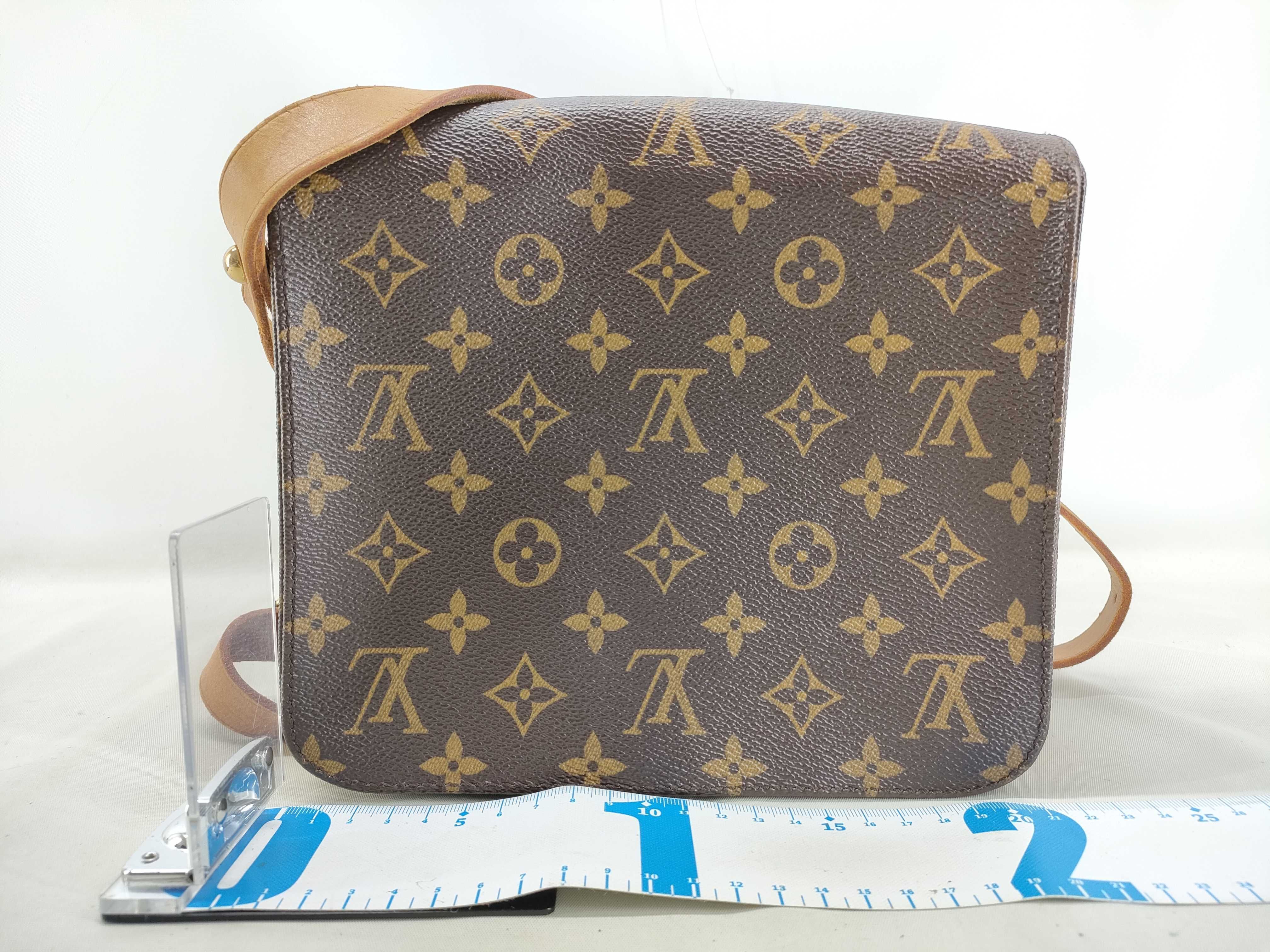 Monogram Cartouchiere MM Shoulder Bag Brown M51253 SL1914 Shoulder Bag — view 2
