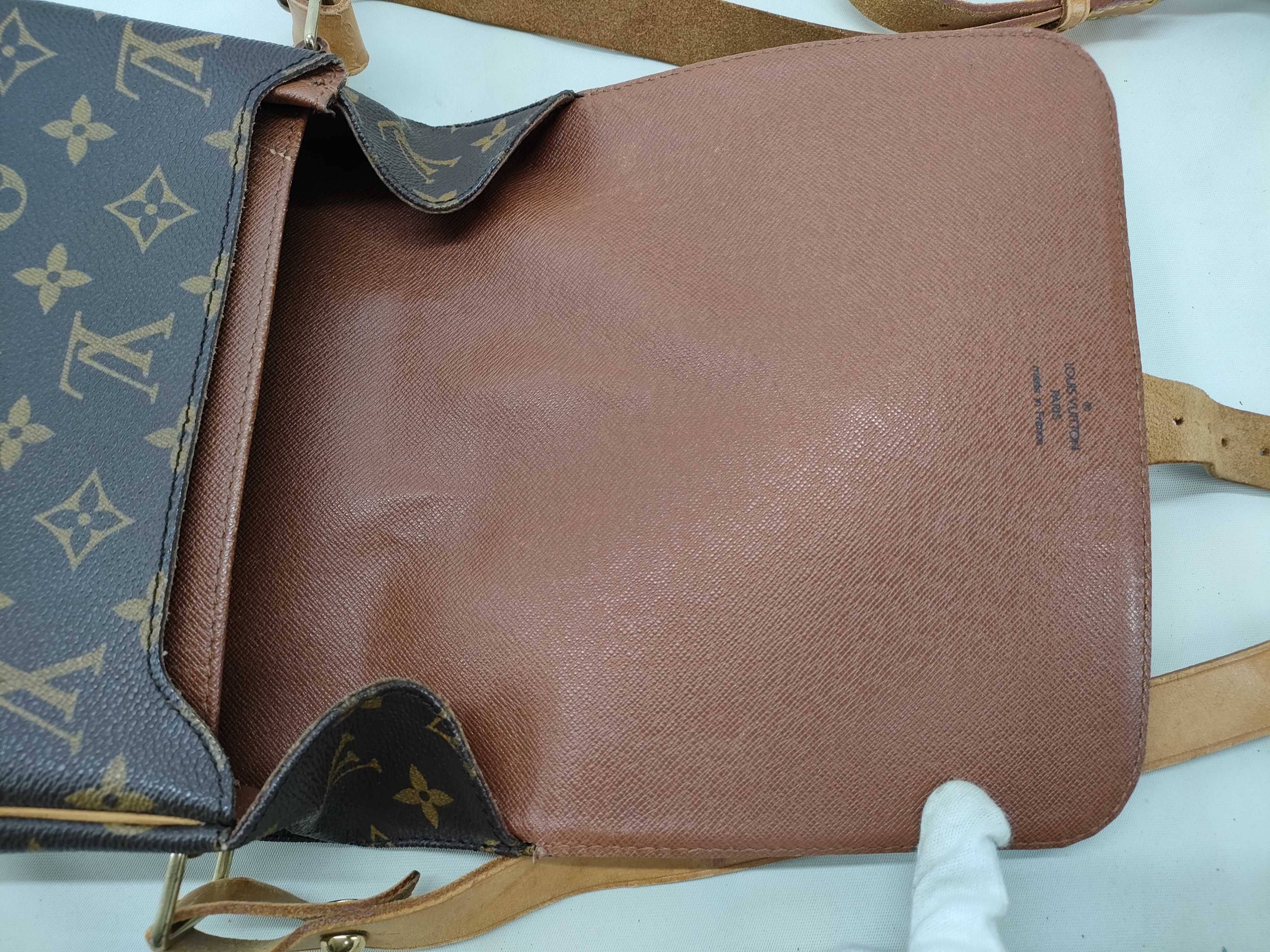 Monogram Cartouchiere MM Shoulder Bag Brown M51253 SL1914 Shoulder Bag — view 8