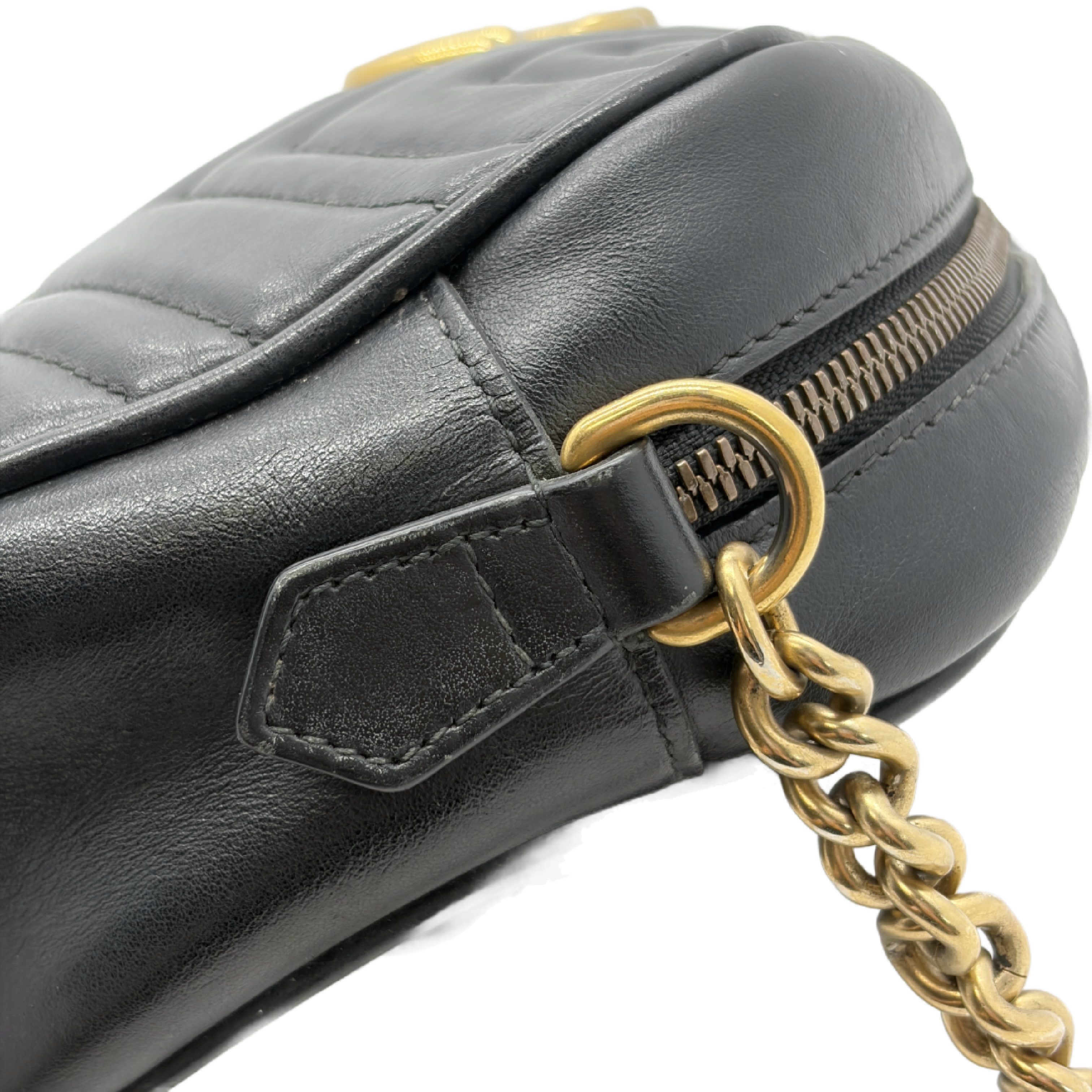 GG Marmont Camera Bag, Black Shoulder Bag — view 7