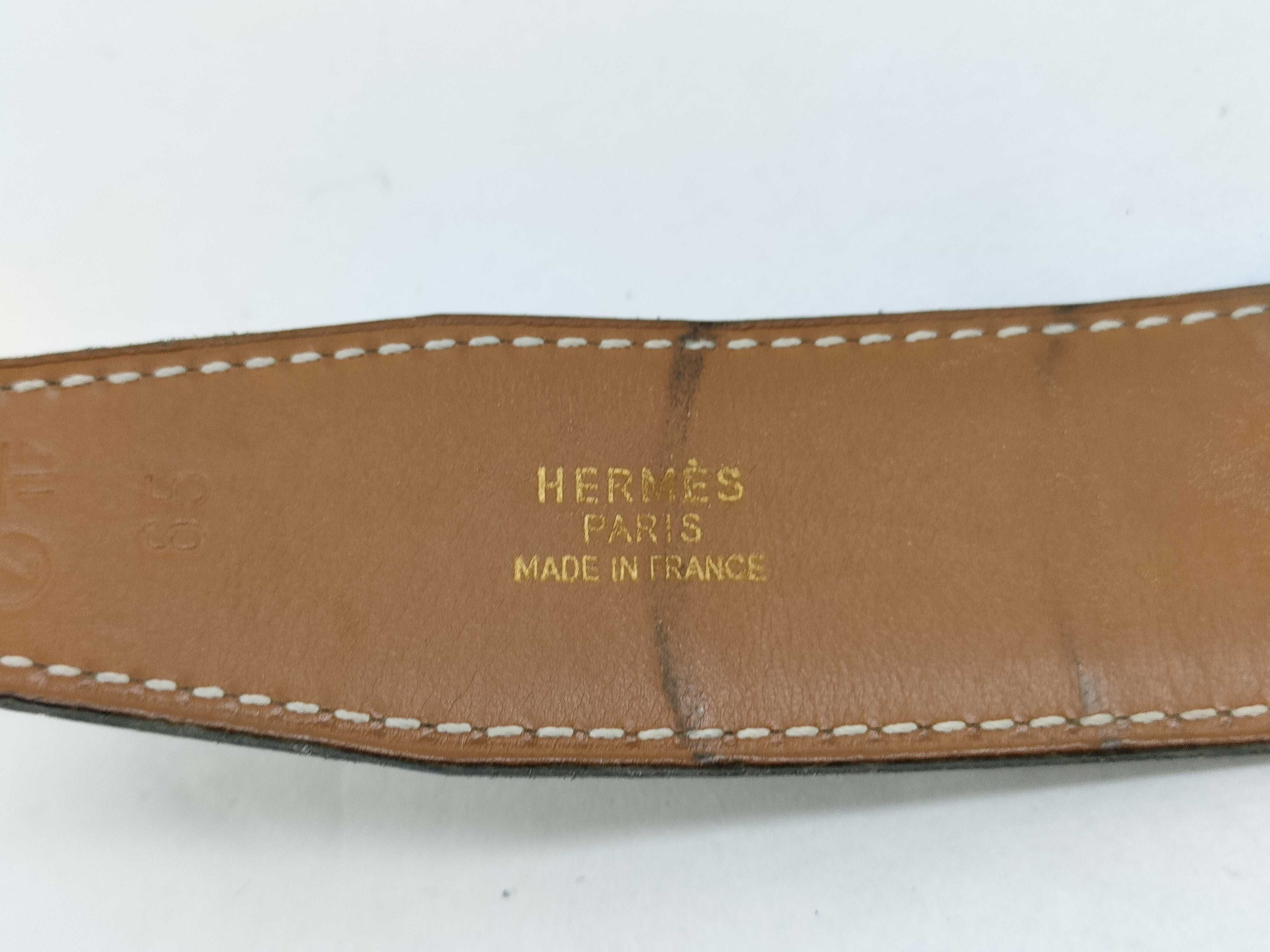 Constance H Belt Reversible Black Brown 85 Size Z Stamp Box Included Belt — view 5