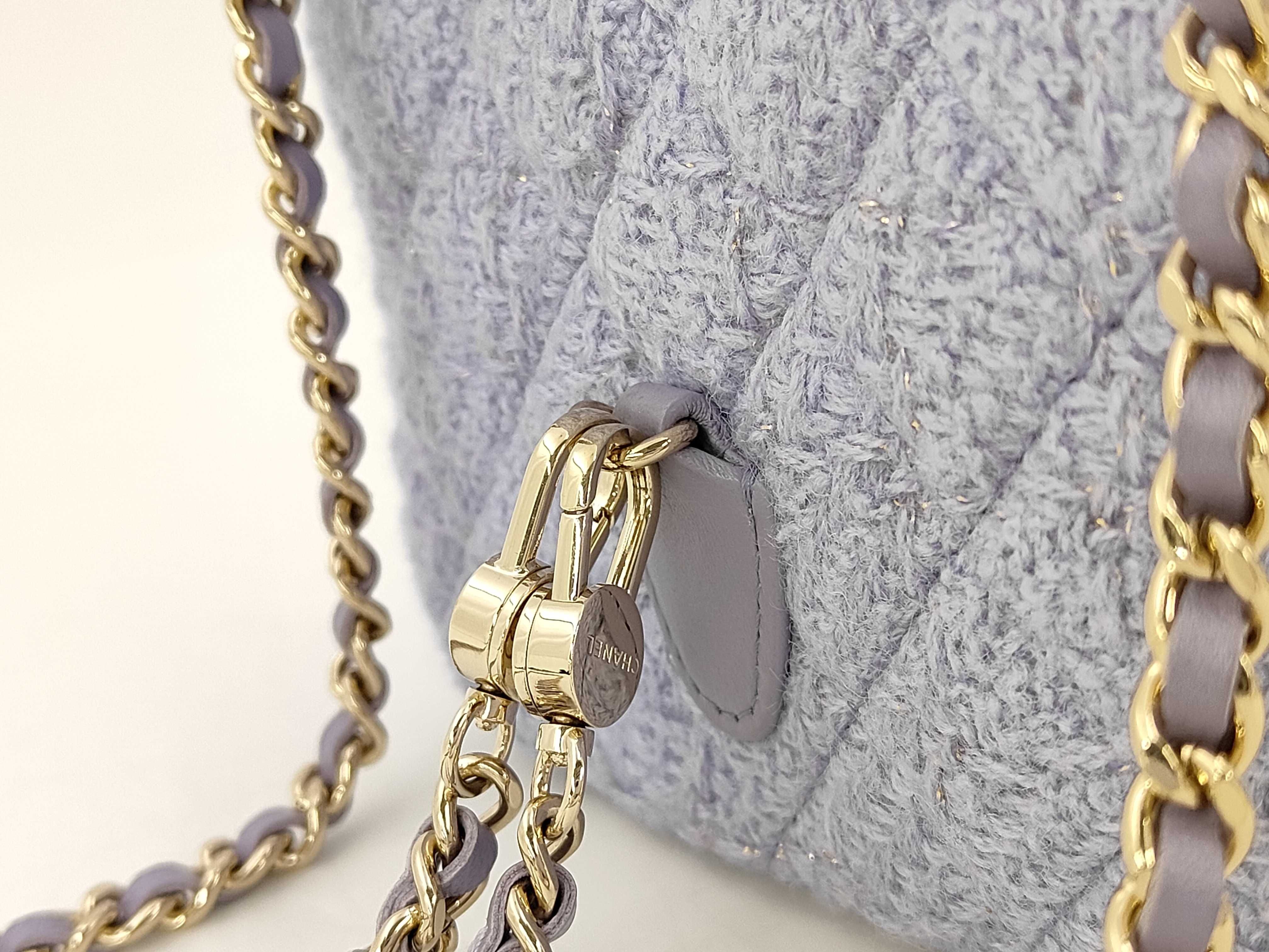 Matelassé Tweed Backpack (Random Number) — view 5