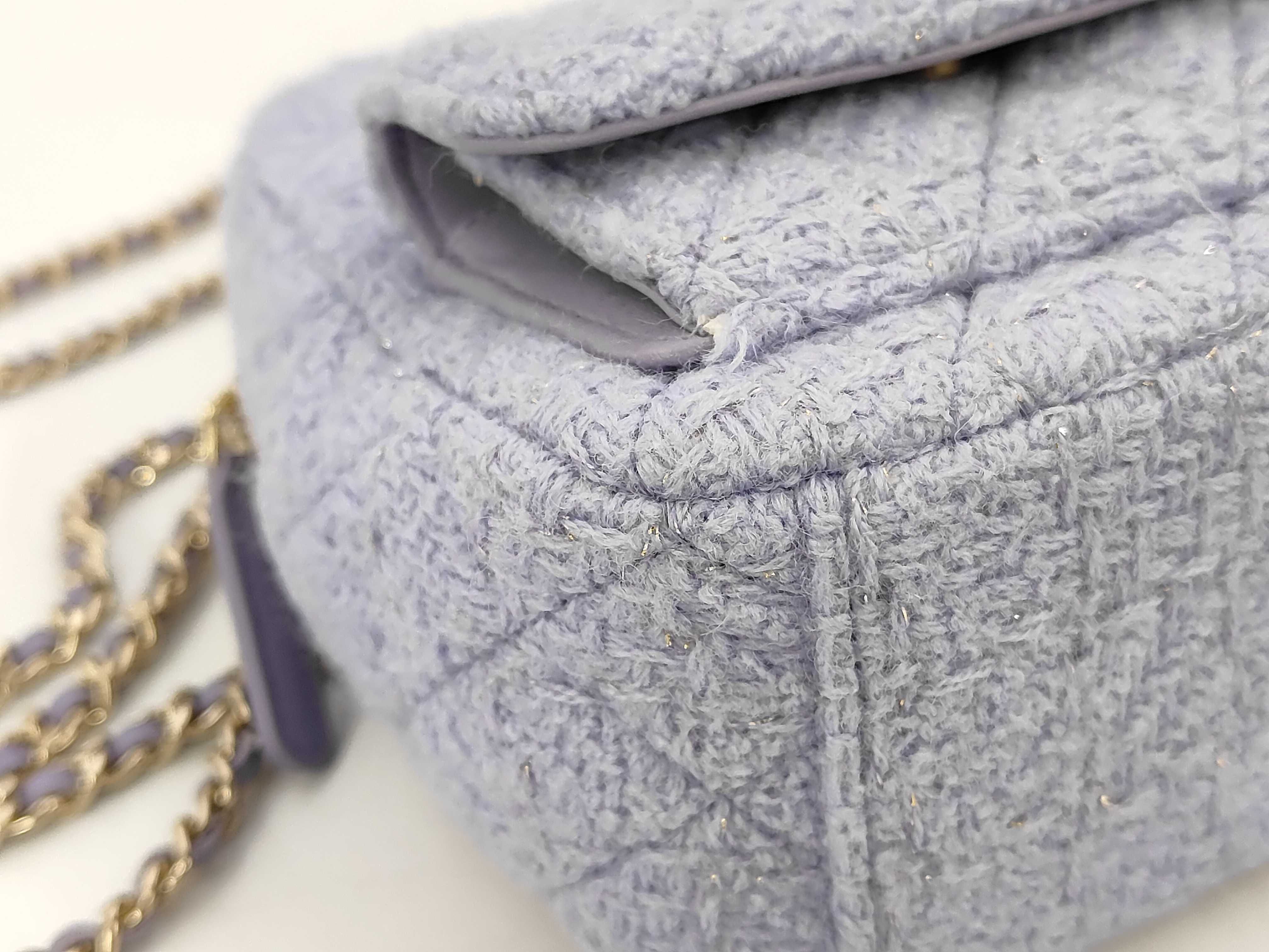 Matelassé Tweed Backpack (Random Number) — view 6