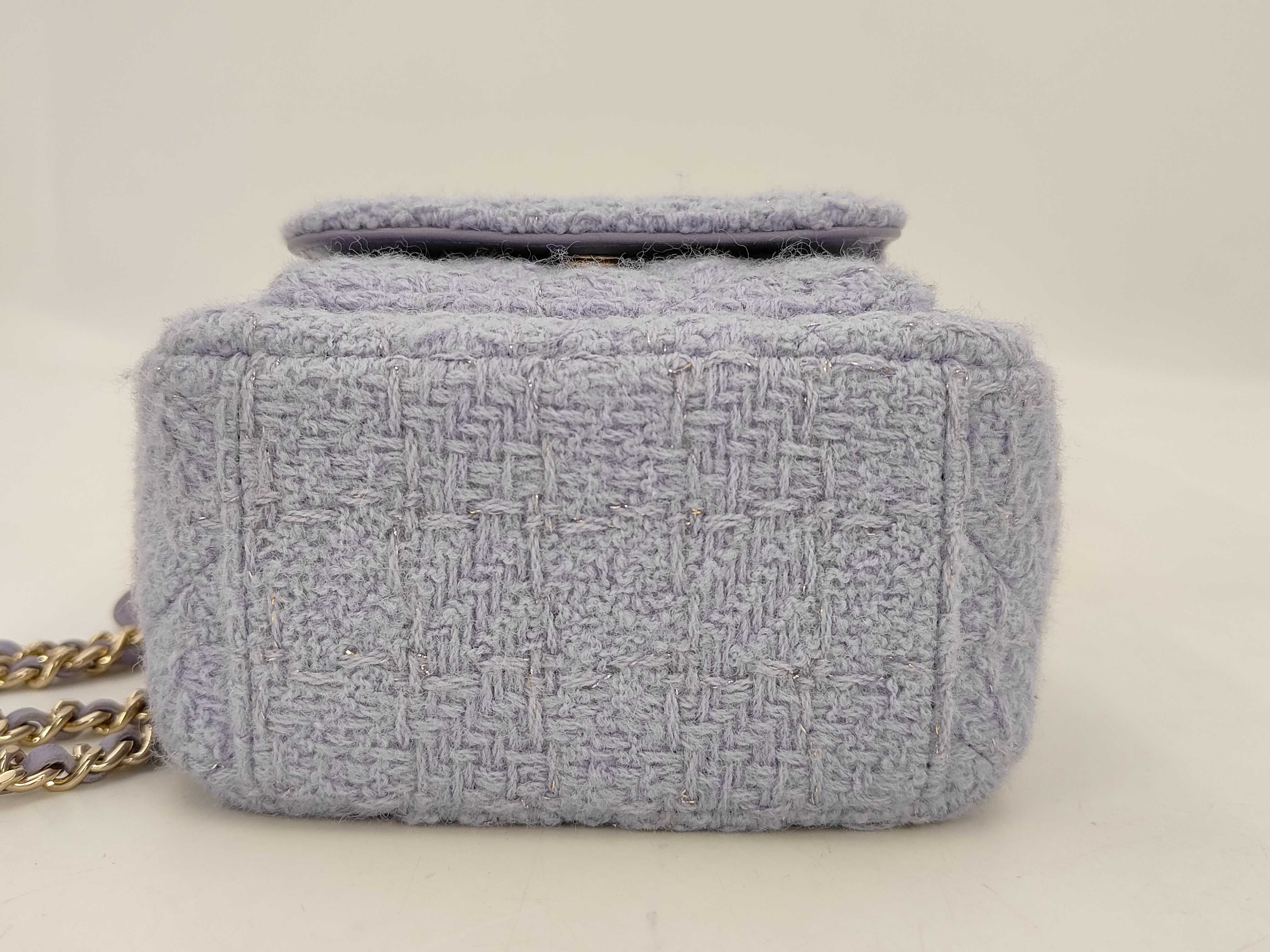 Matelassé Tweed Backpack (Random Number) — view 7