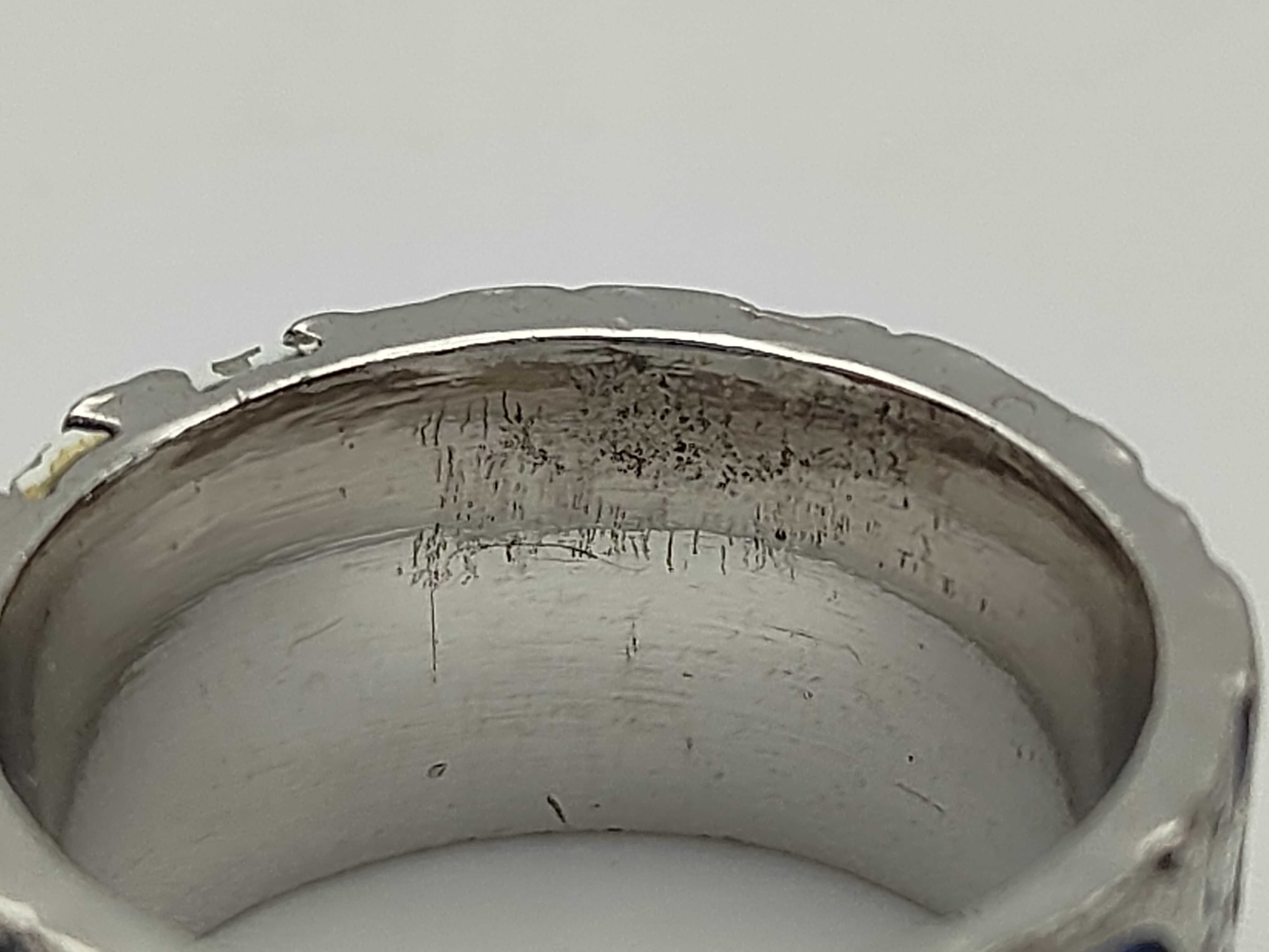 Trotter Christian Trotter pattern blue ring — view 3
