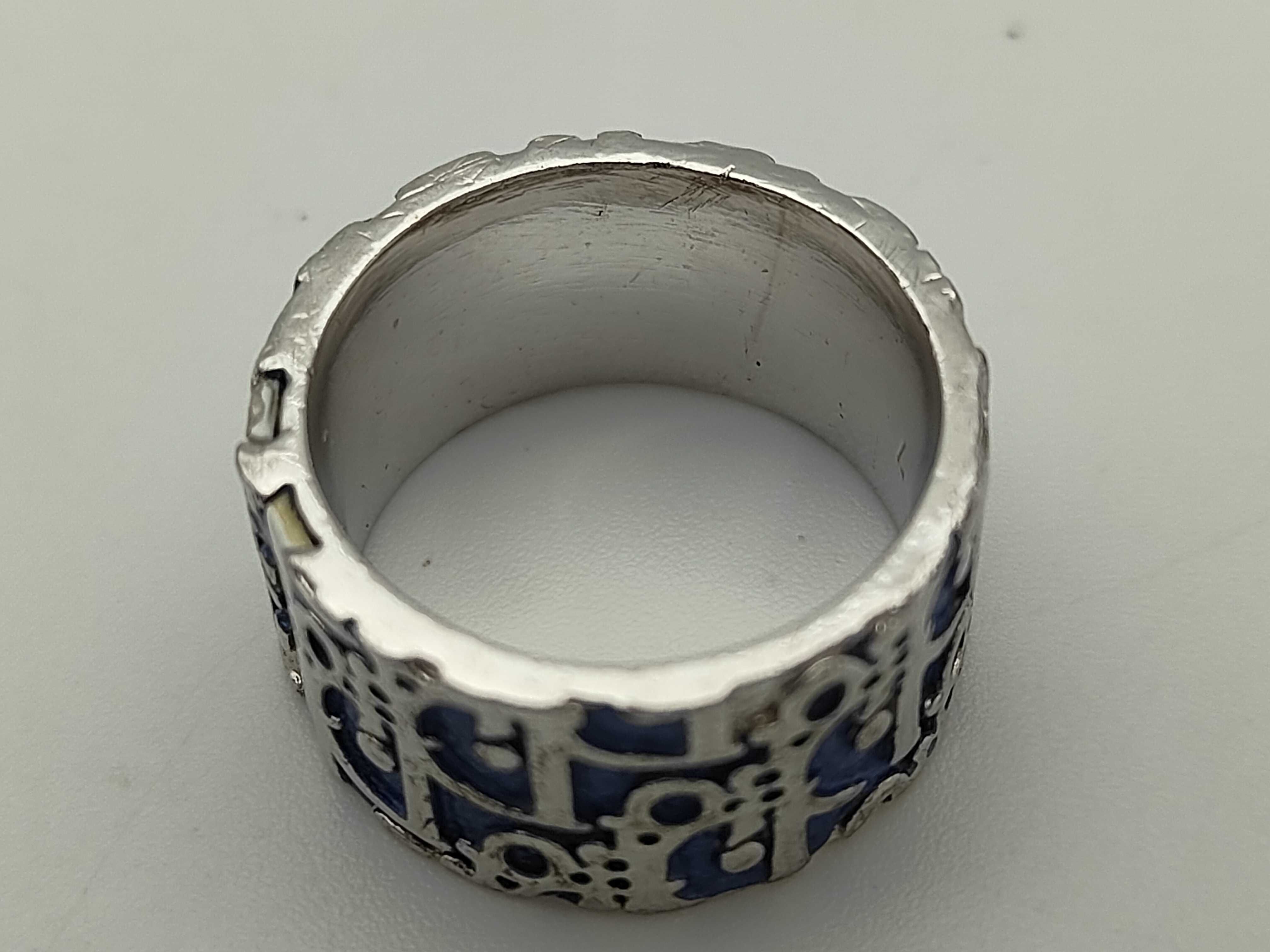 Trotter Christian Trotter pattern blue ring — view 4