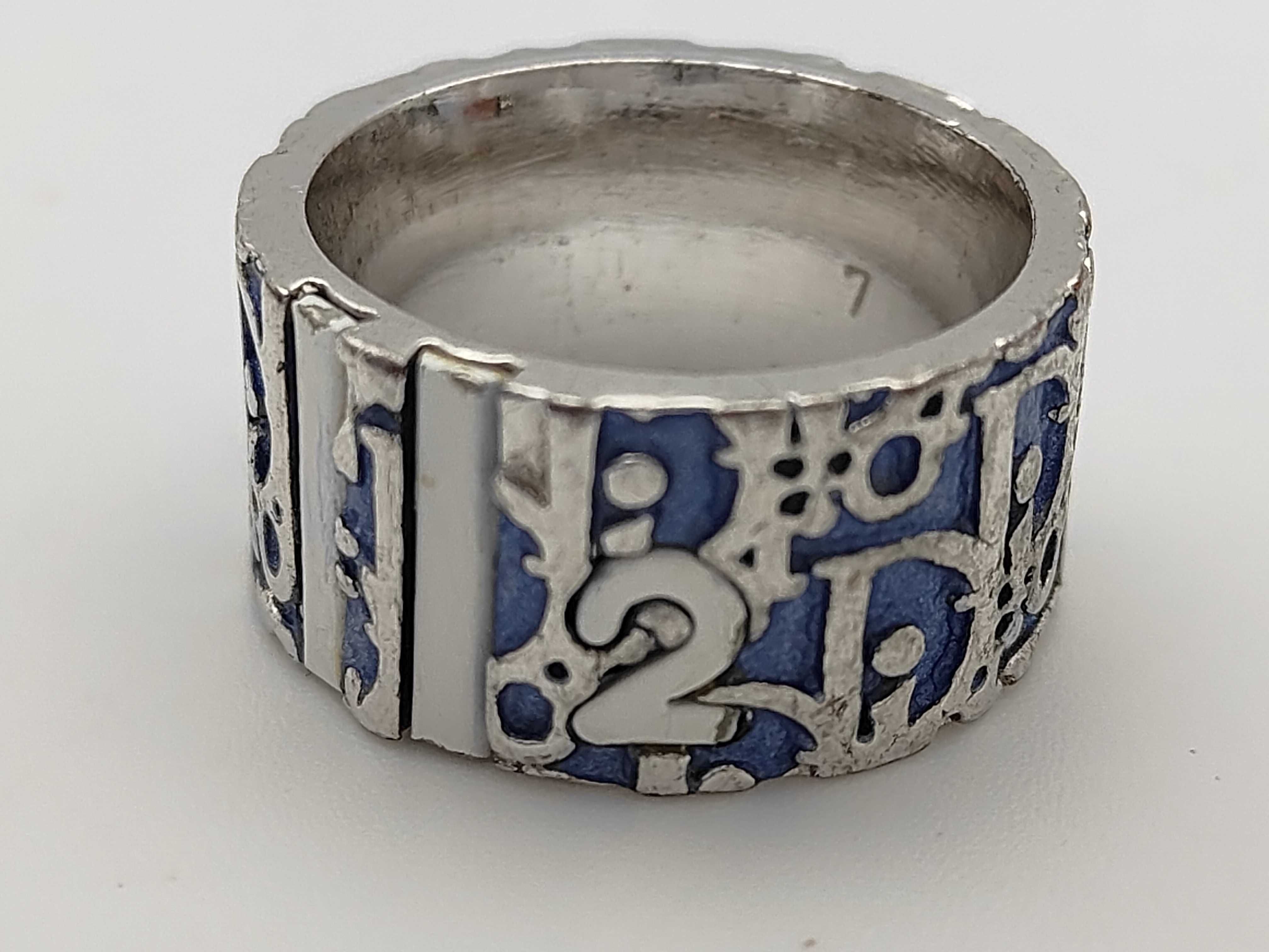 Trotter Christian Trotter pattern blue ring — view 5