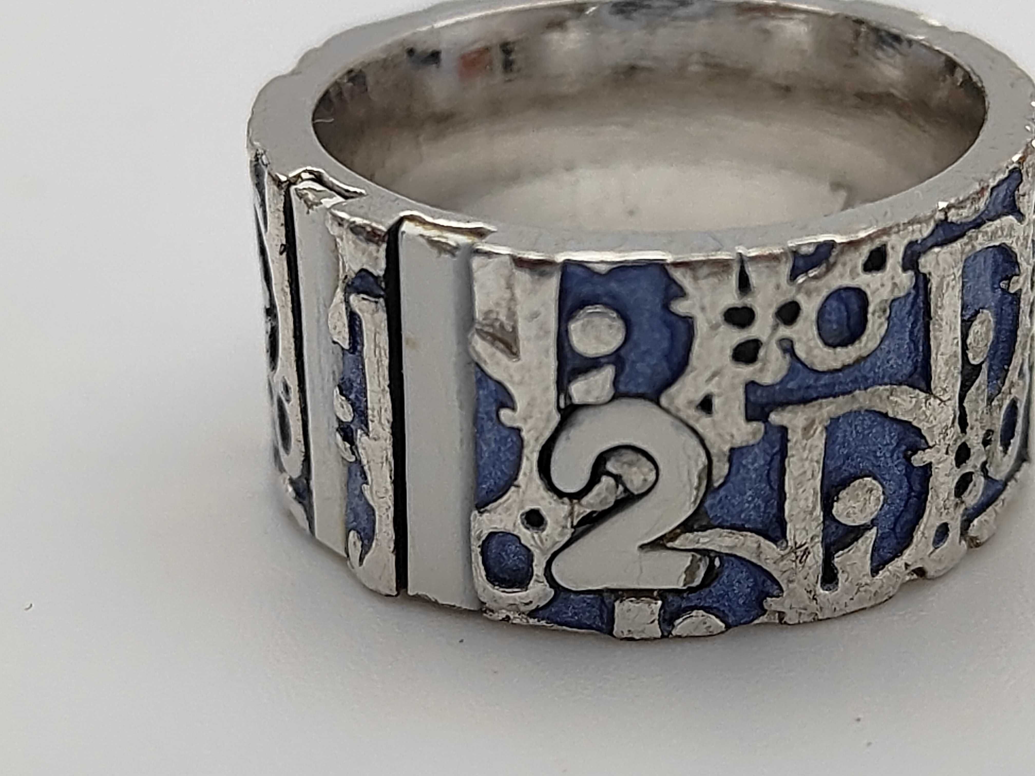 Trotter Christian Trotter pattern blue ring — view 7