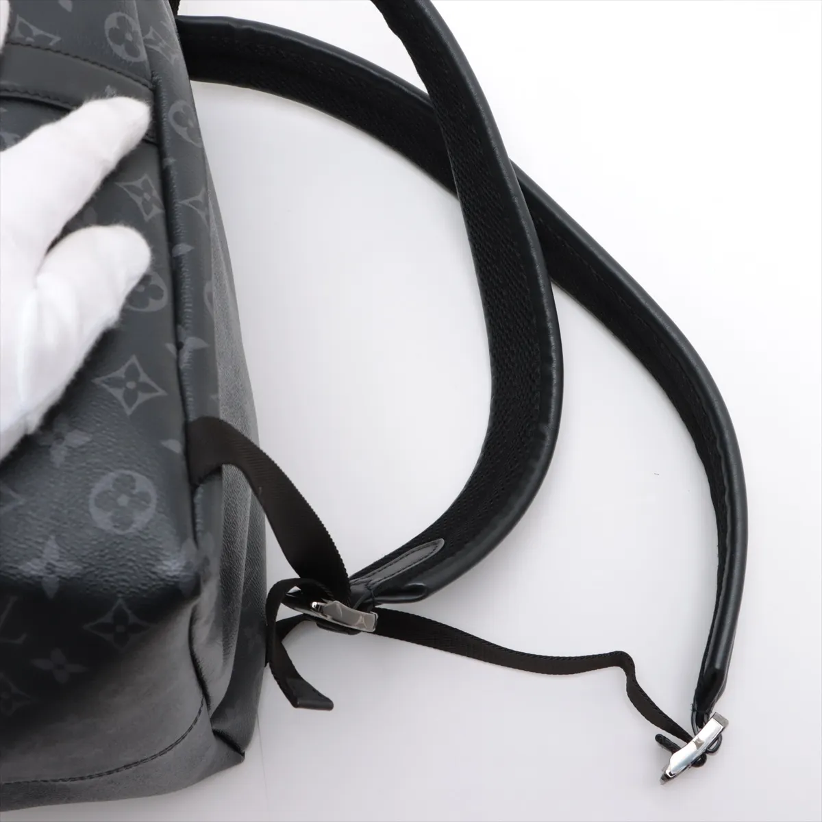 Monogram Eclipse Apollo Backpack M43186 Black (RFID detected) — view 6