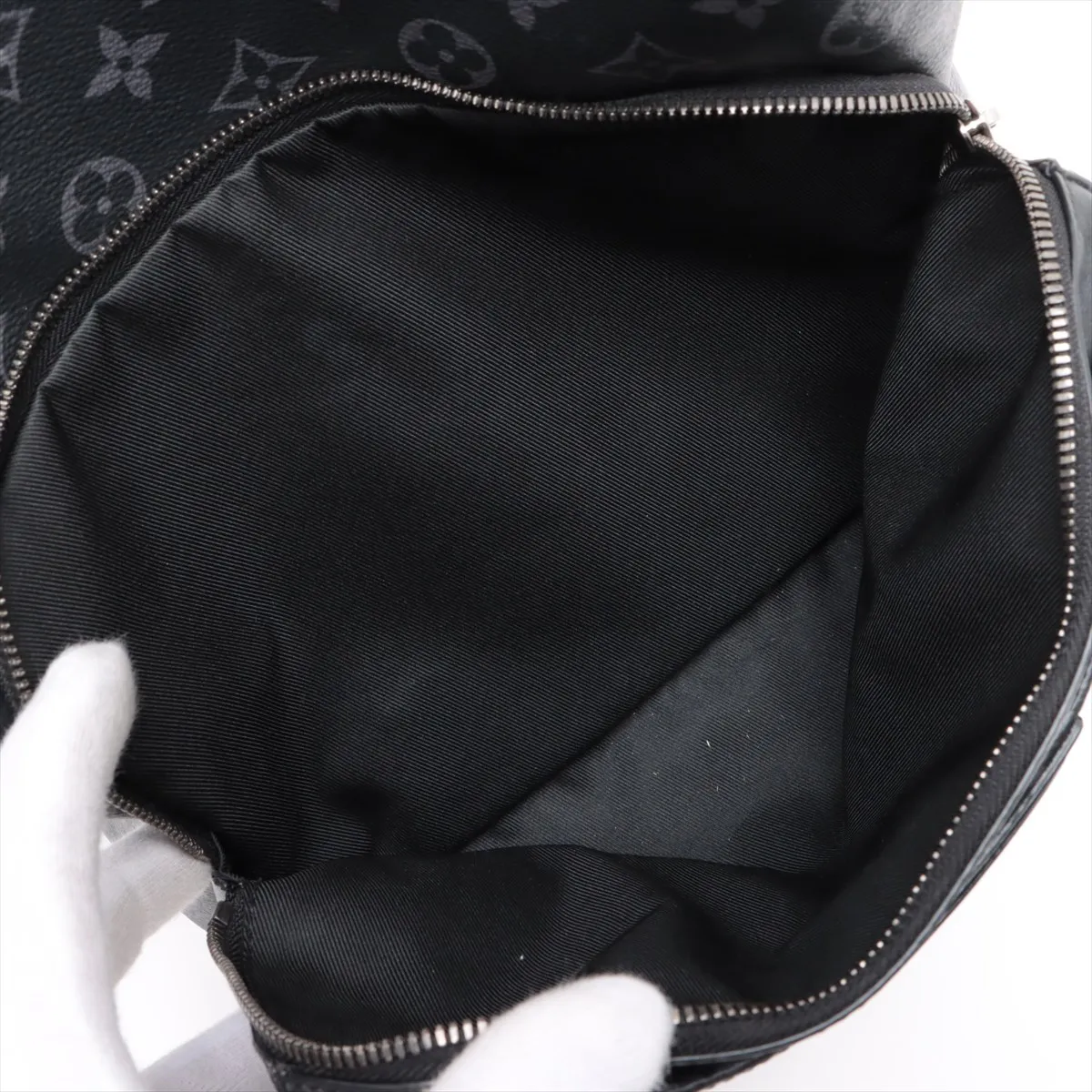 Monogram Eclipse Apollo Backpack M43186 Black (RFID detected) — view 8