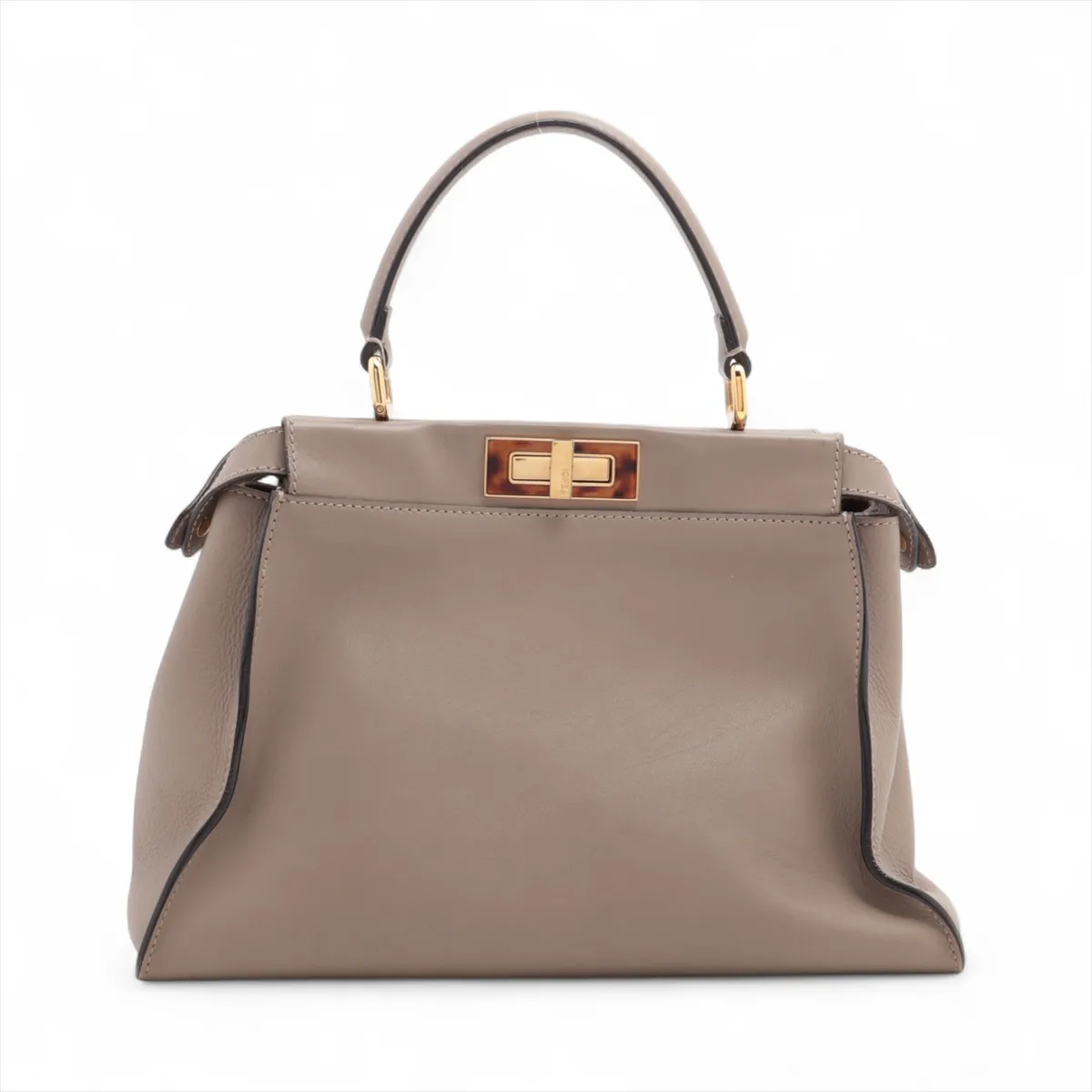 Peekaboo Regular Leather 2WAY Handbag Beige 8BN290 — view 2