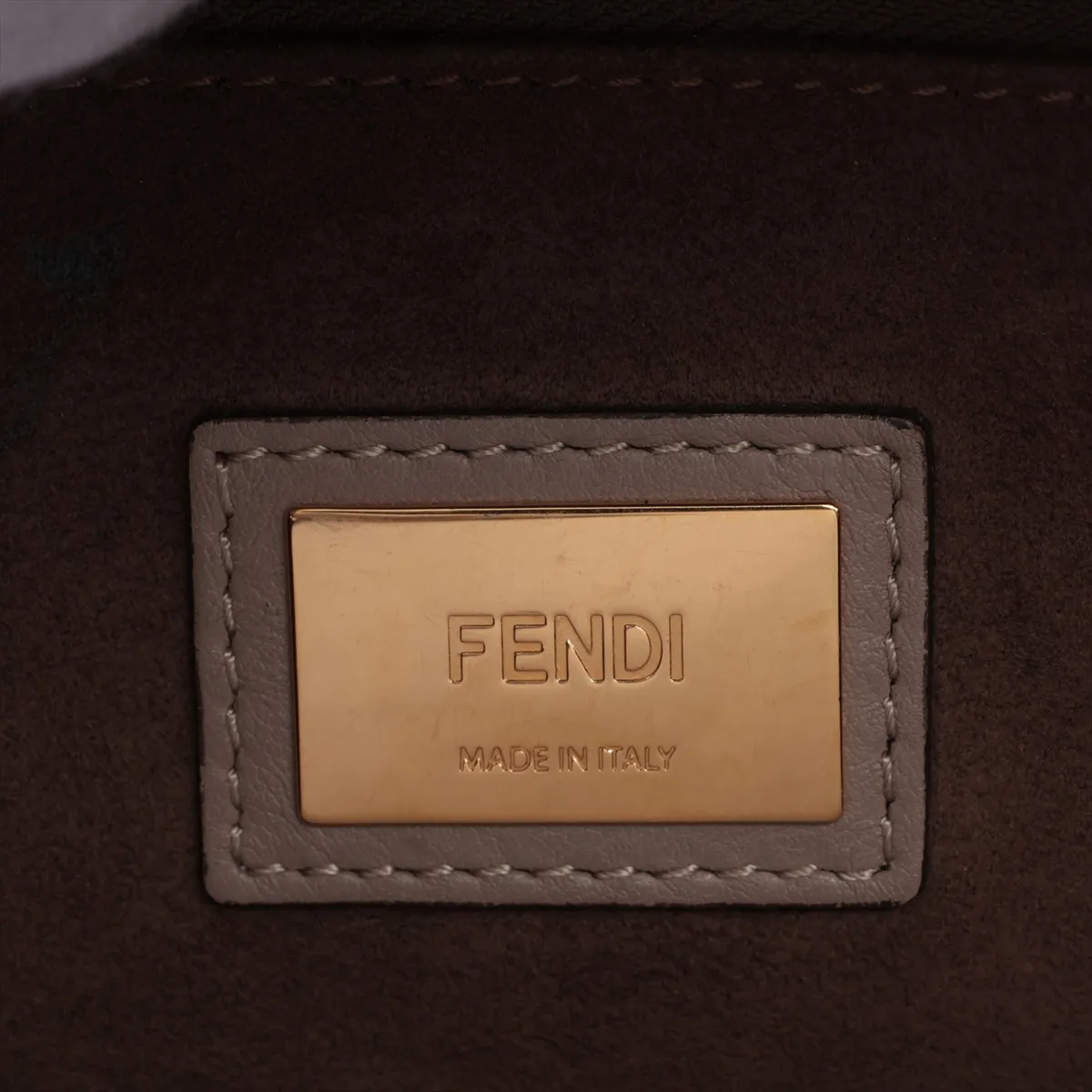 Peekaboo Regular Leather 2WAY Handbag Beige 8BN290 — view 11