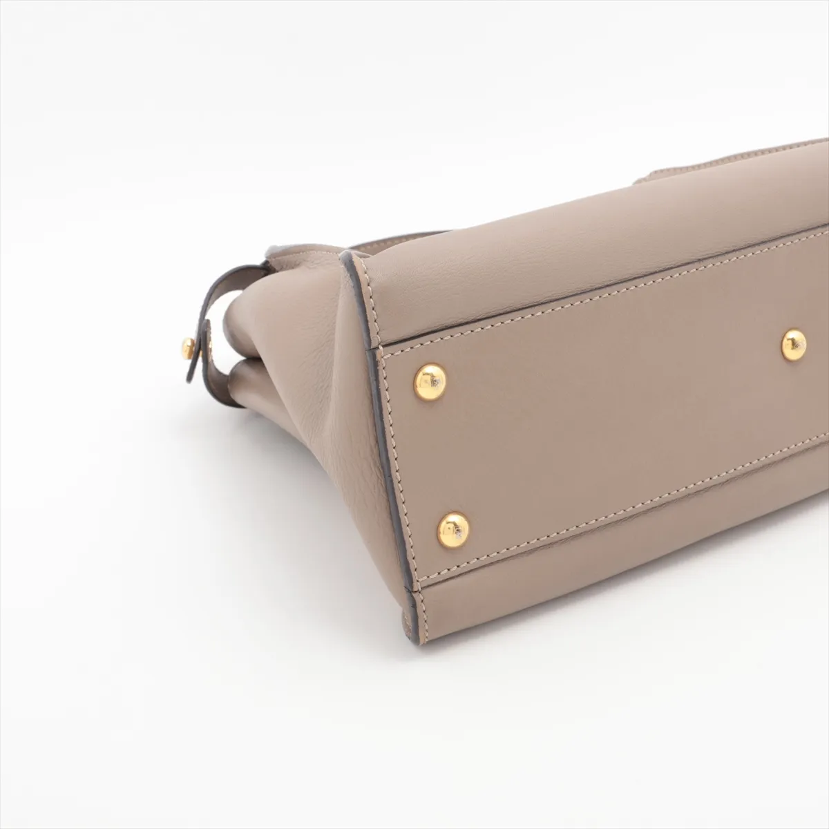 Peekaboo Regular Leather 2WAY Handbag Beige 8BN290 — view 4