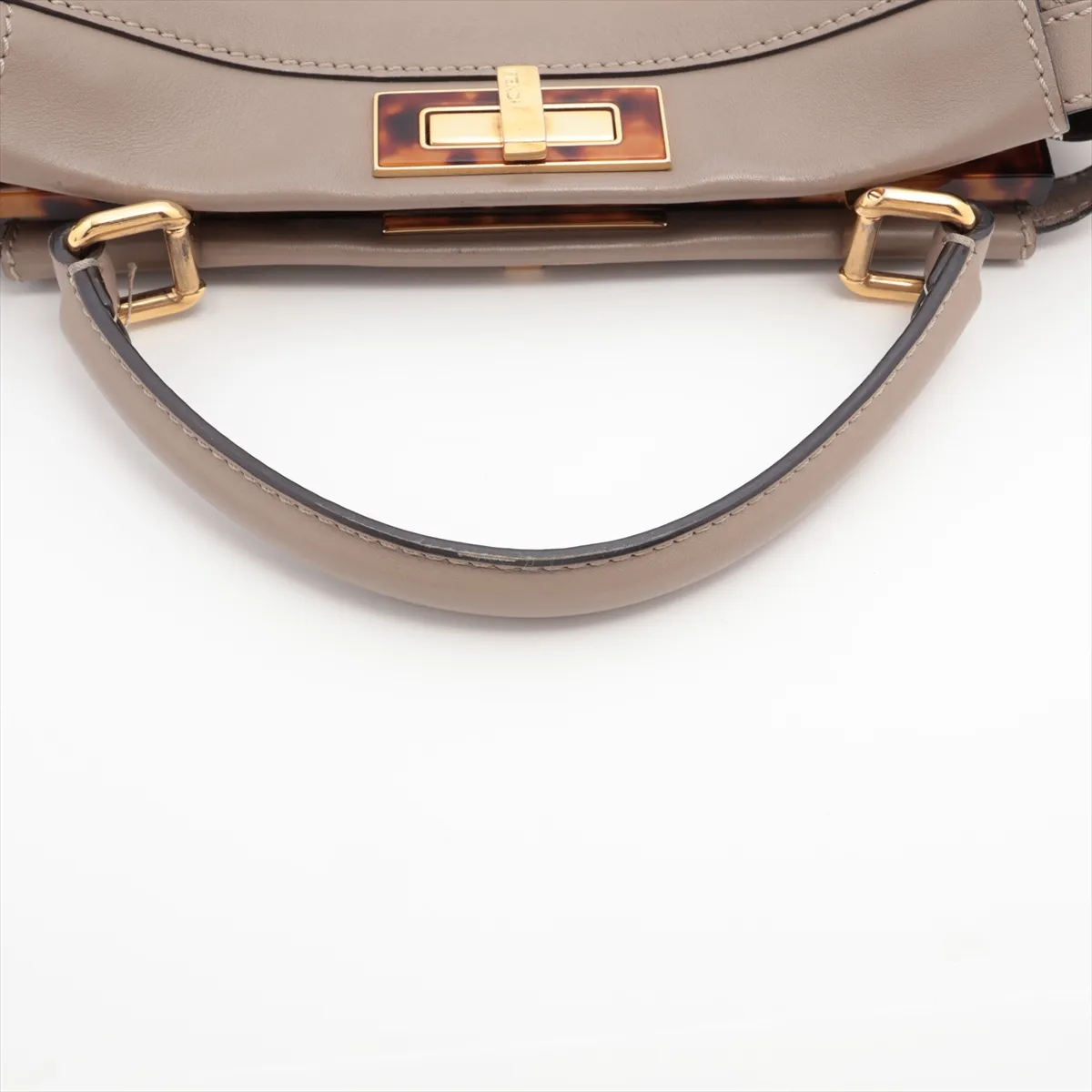 Peekaboo Regular Leather 2WAY Handbag Beige 8BN290 — view 5