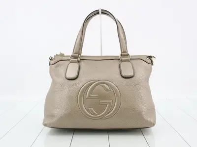 Soho (Bag) - Handbag, Leather, Gold